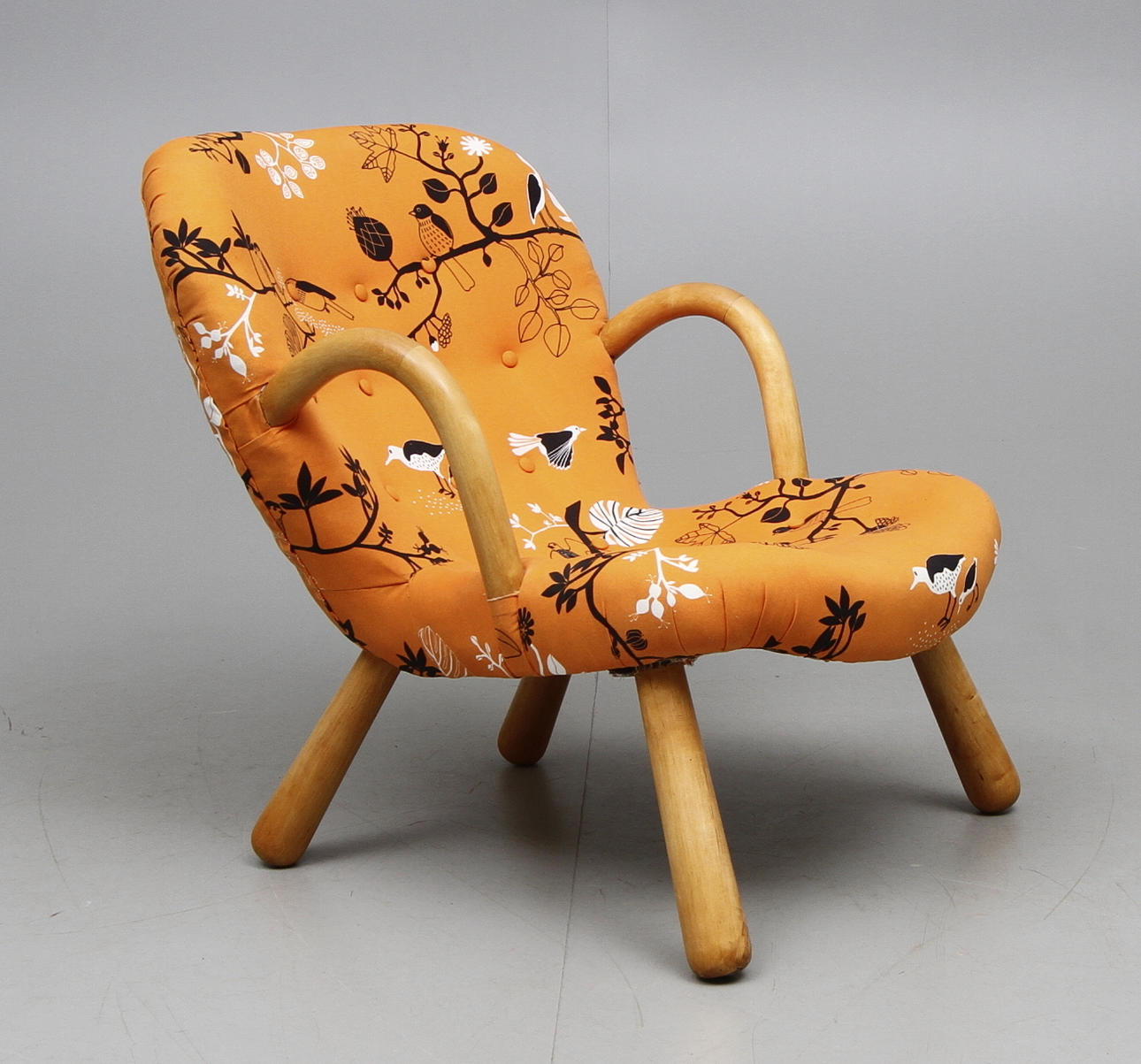 FÅTÖLJ, Martin Olsen, sannolikt Vik & Blindheim, Norge 1950-tal.