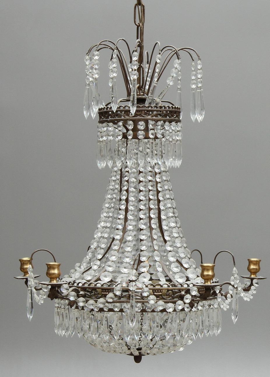 LJUSKRONA, för 5 st ljus, empirestil, 19/2000-tal.