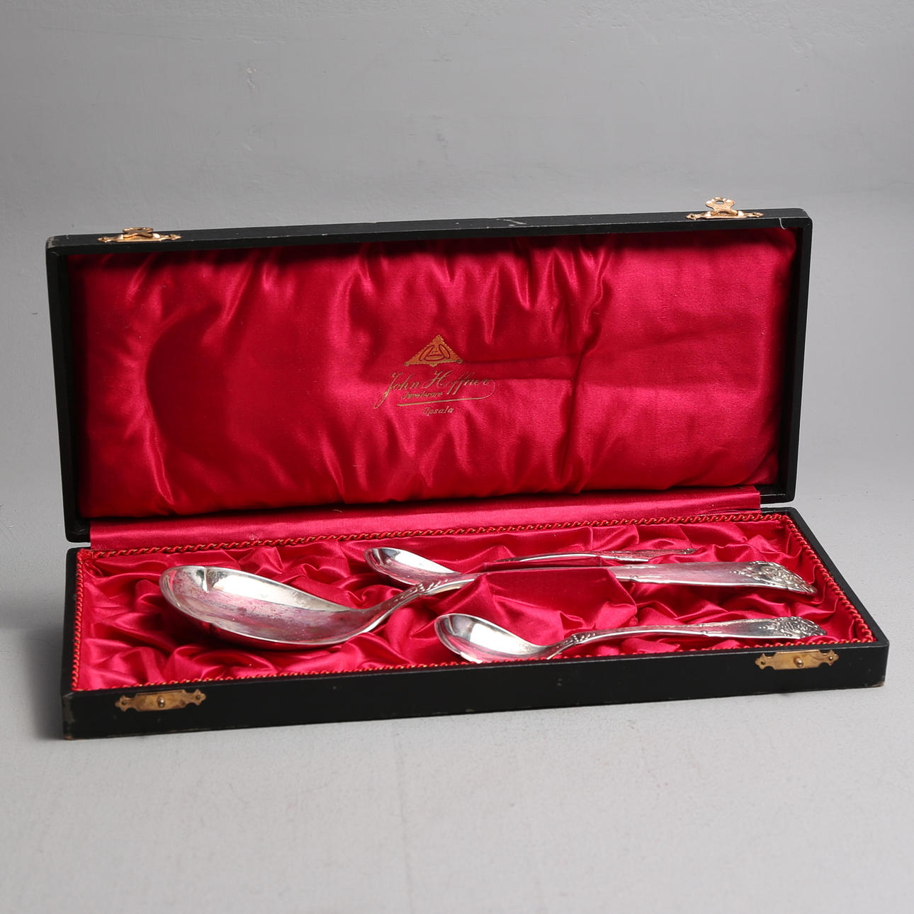 CUBIERTOS DE PLATA, John Hoffner, 1927, Uppsala, 138g.