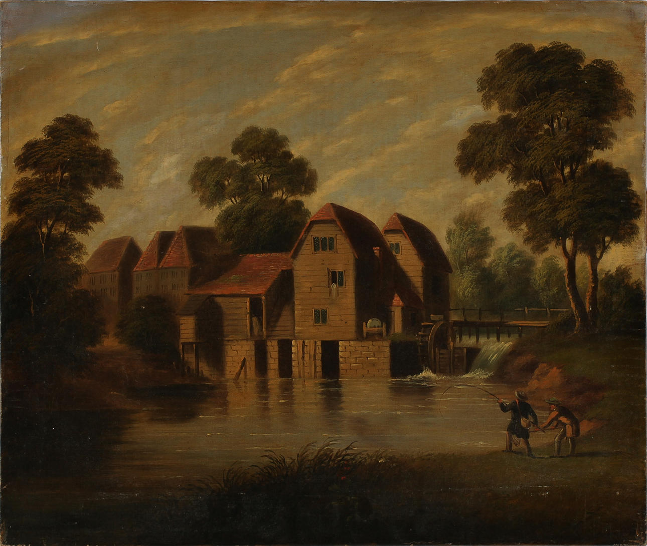 JOHN CROME. EFTER. Olja på duk.