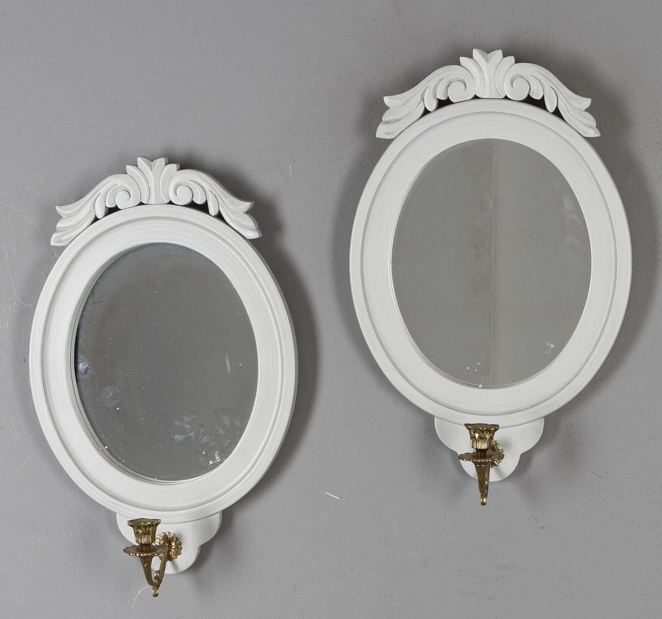 SPEGELLAMPETTER, ett par. "Gamla Sverige", Åmells Möbler.