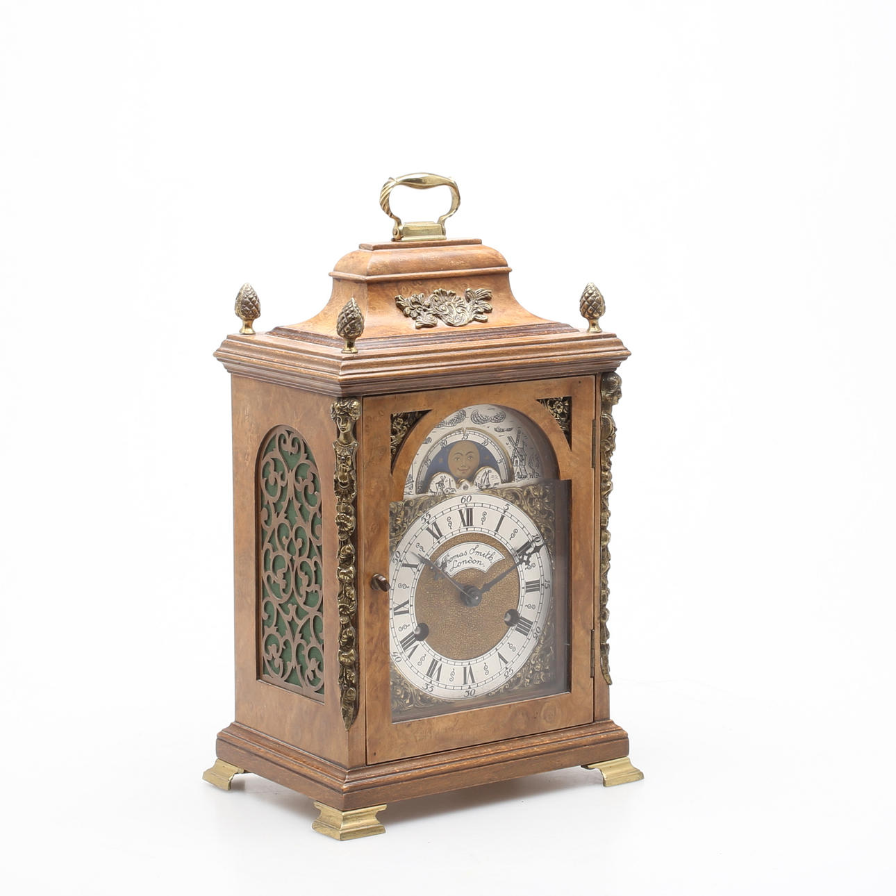 TABLE CLOCK, Thomas Smith, England, 1900s.