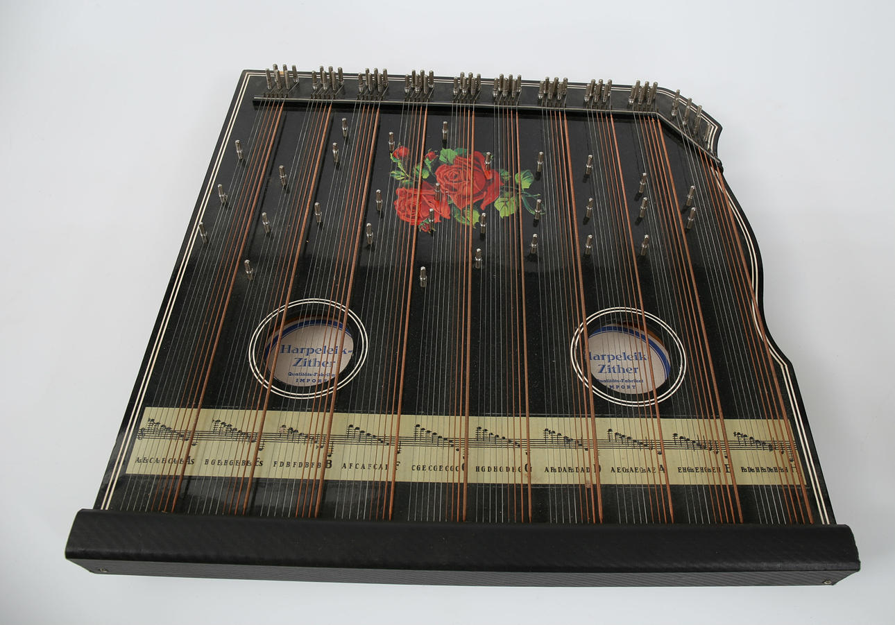 HARPELEIK ZITHER チター ツィター 旧東ドイツ製 アンティーク CITTRA, wood / brown, 