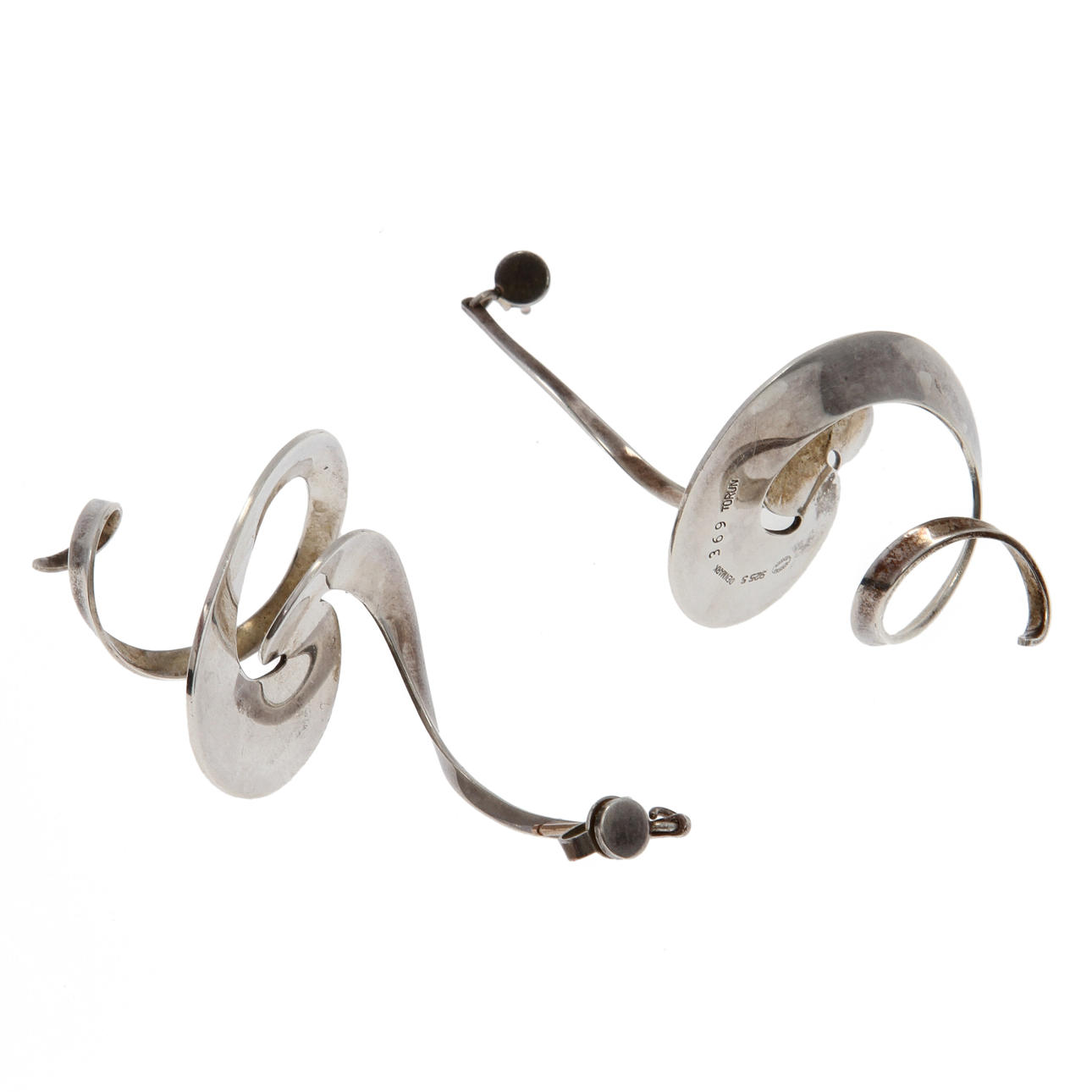 ÖRHÄNGEN, 1 par, sterling silver, Vivianna Torun Bülow Hübe, Georg Jensen, Danmark. 15 gram.