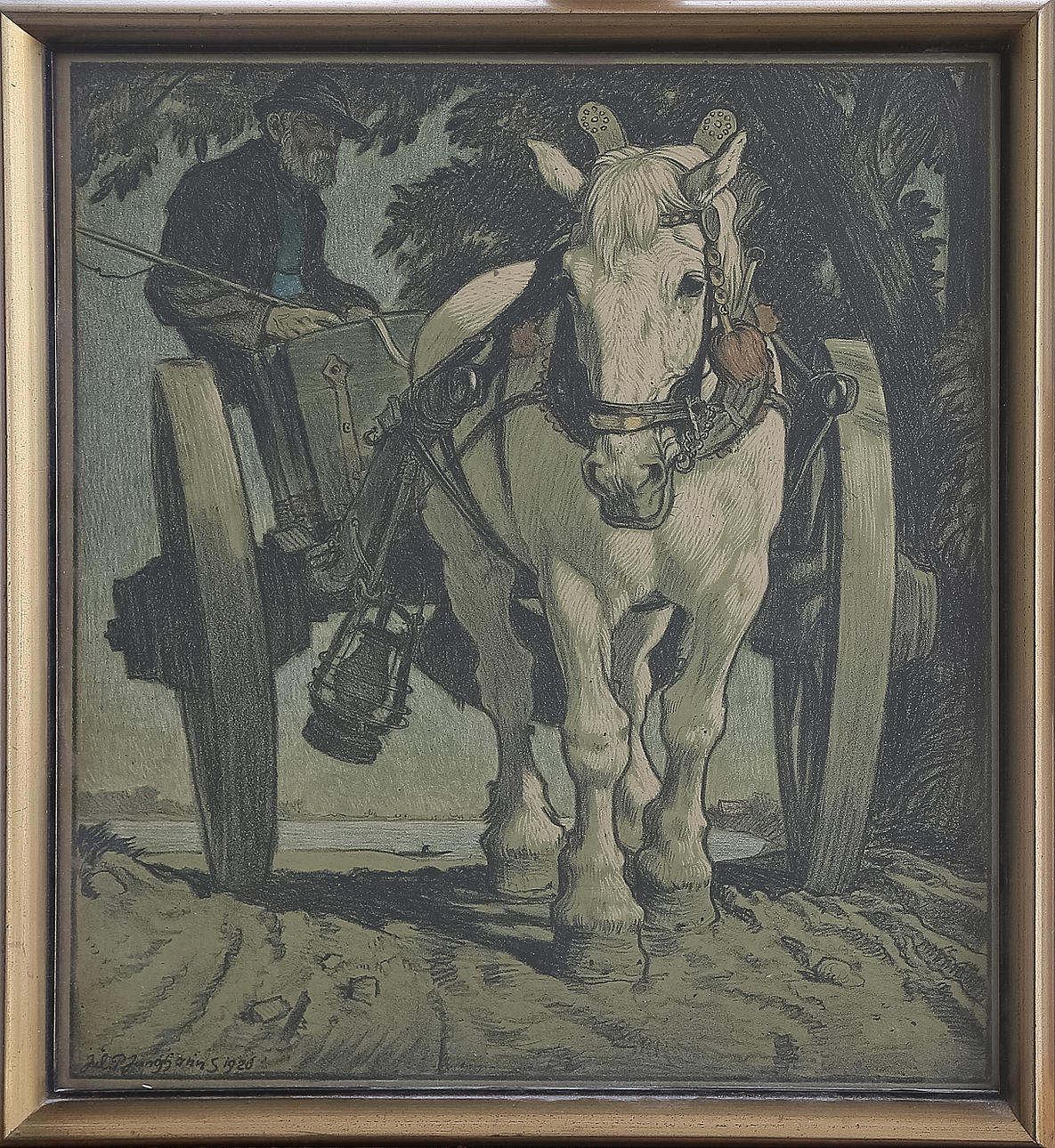 JULIUS PAUL JUNGHANNS. Lithographie.