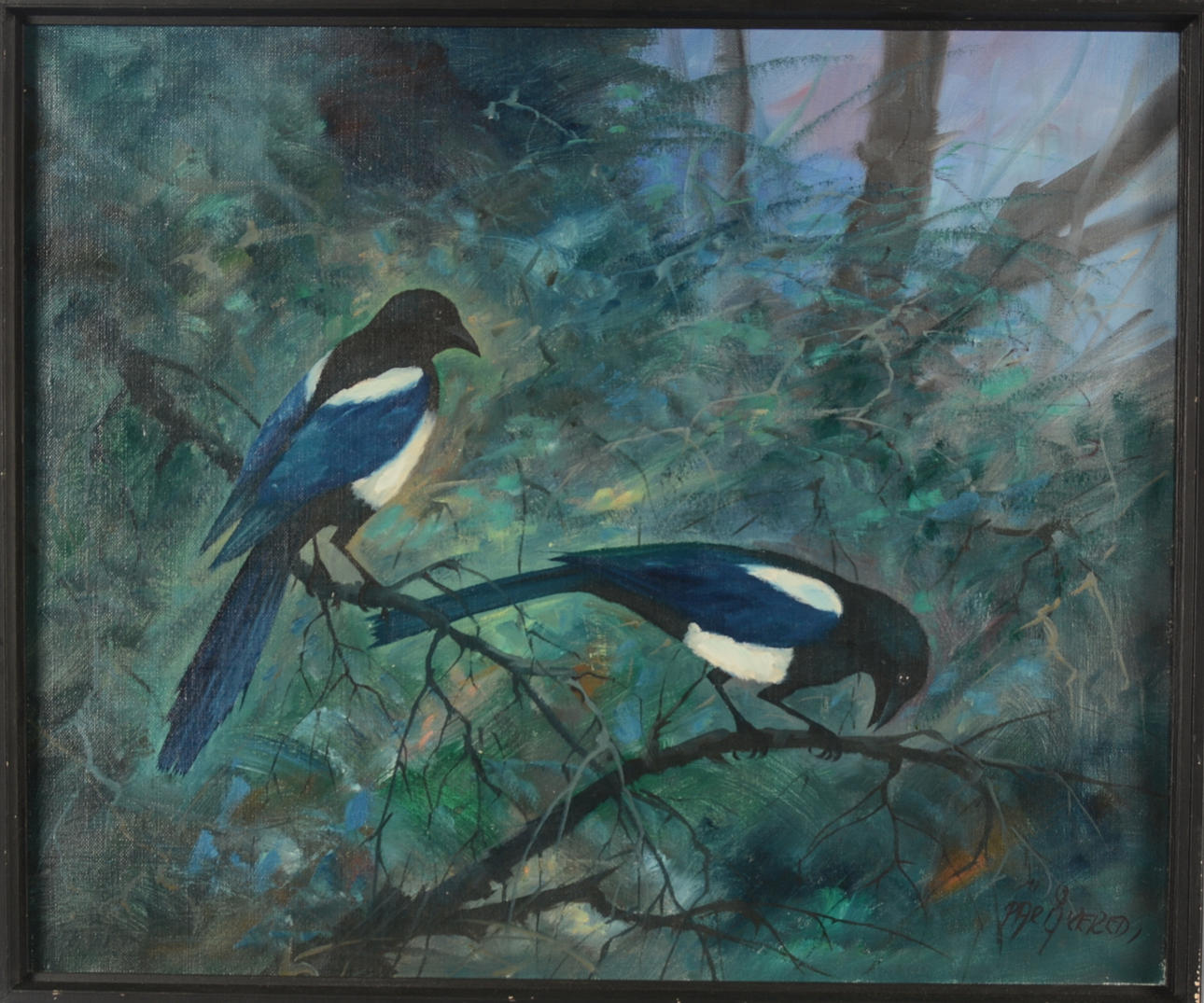 PÄR ÅKERED. Olja på duk.