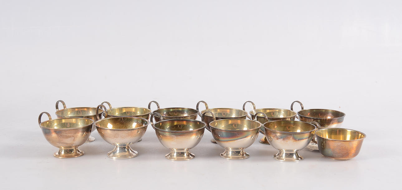 PUNSCHMUGGAR, 12 st, silver, 1965.