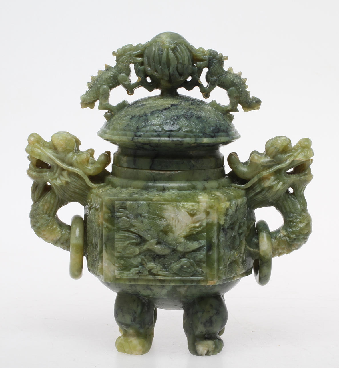 RÖKELSEKAR, soapstone, Kina.