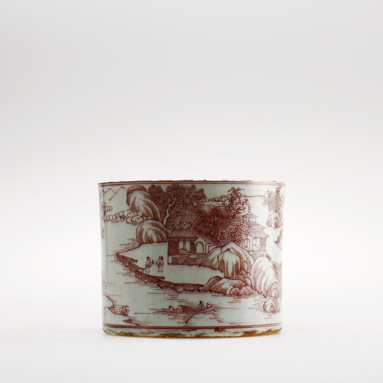 PENSELSTÄLL, porslin, Kina, 1700/1800-tal.