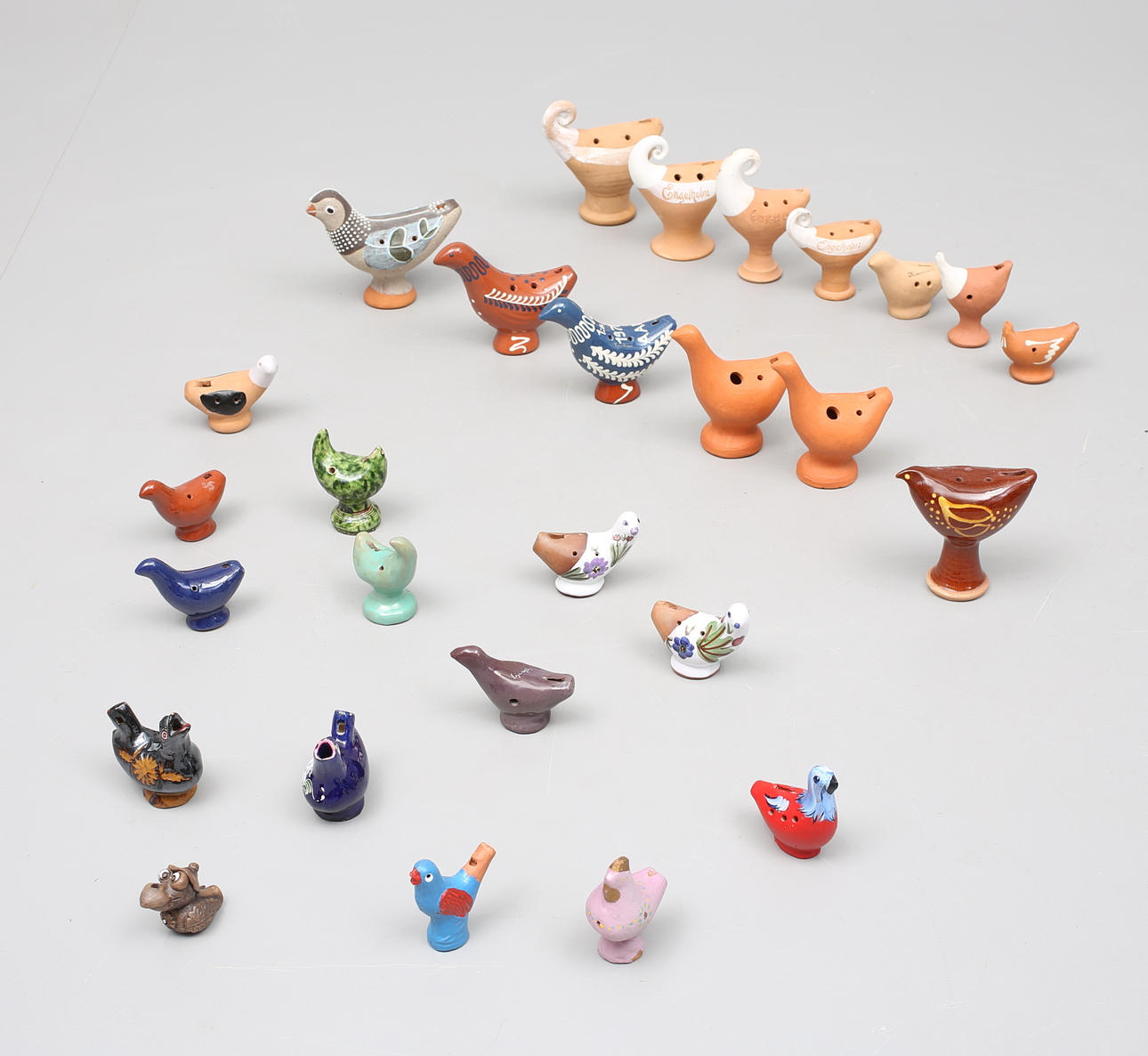 LERGÖKAR, 27 st, keramik.