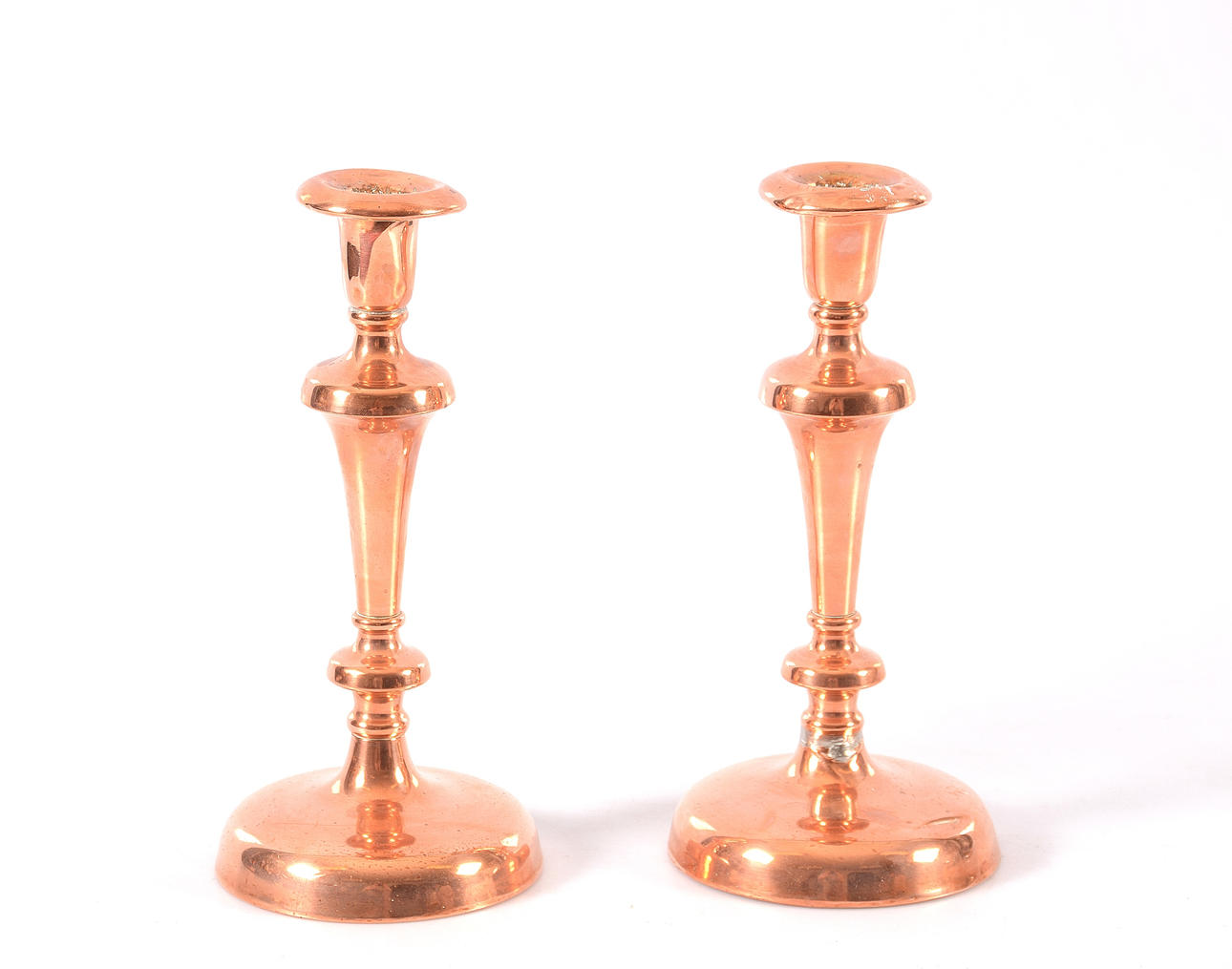 LJUSSTAKAR, koppar, 1900-tal.