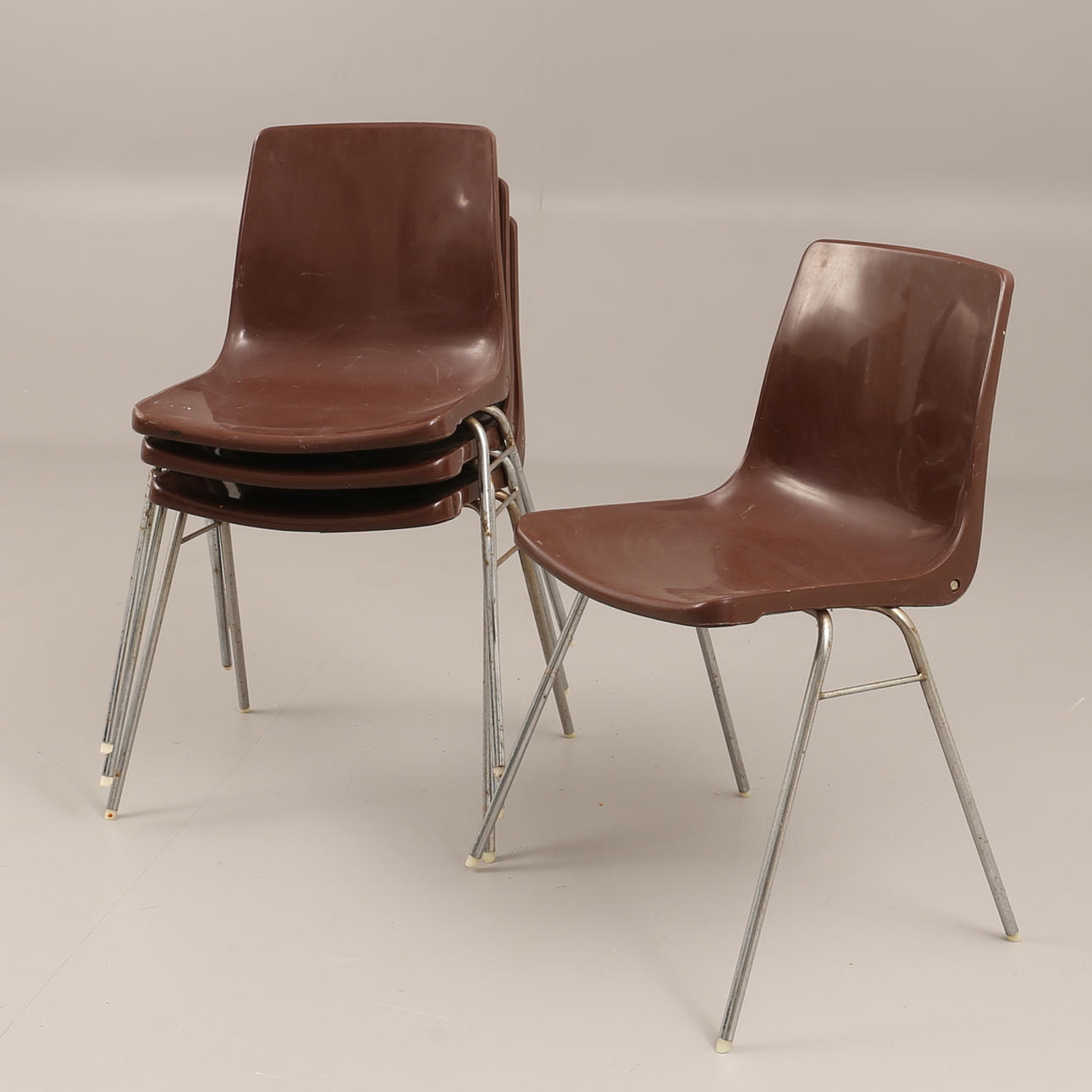 STÜHLE, 4 Stück, stapelbar, Ikea.