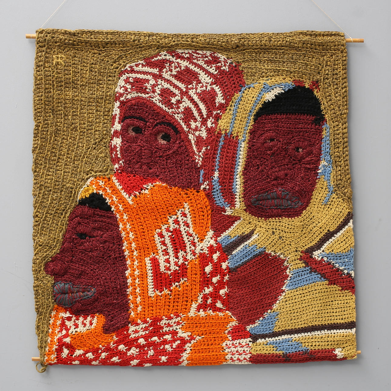 BONAD, "Hjälp", virkad, 1967.