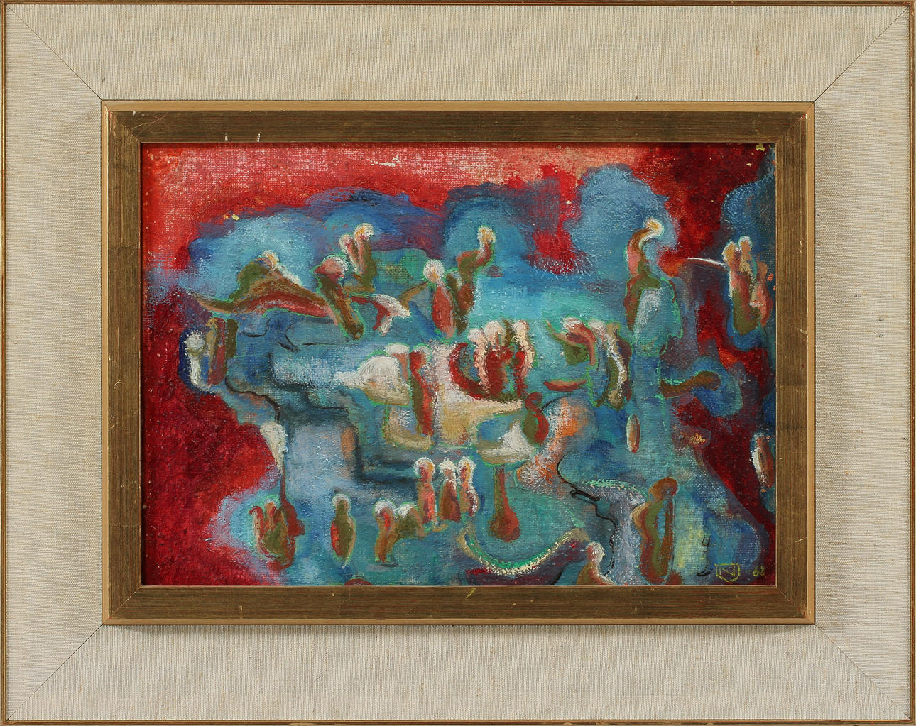 GERD NORDENSKJÖLD. olja på duk, sign o dat -68.