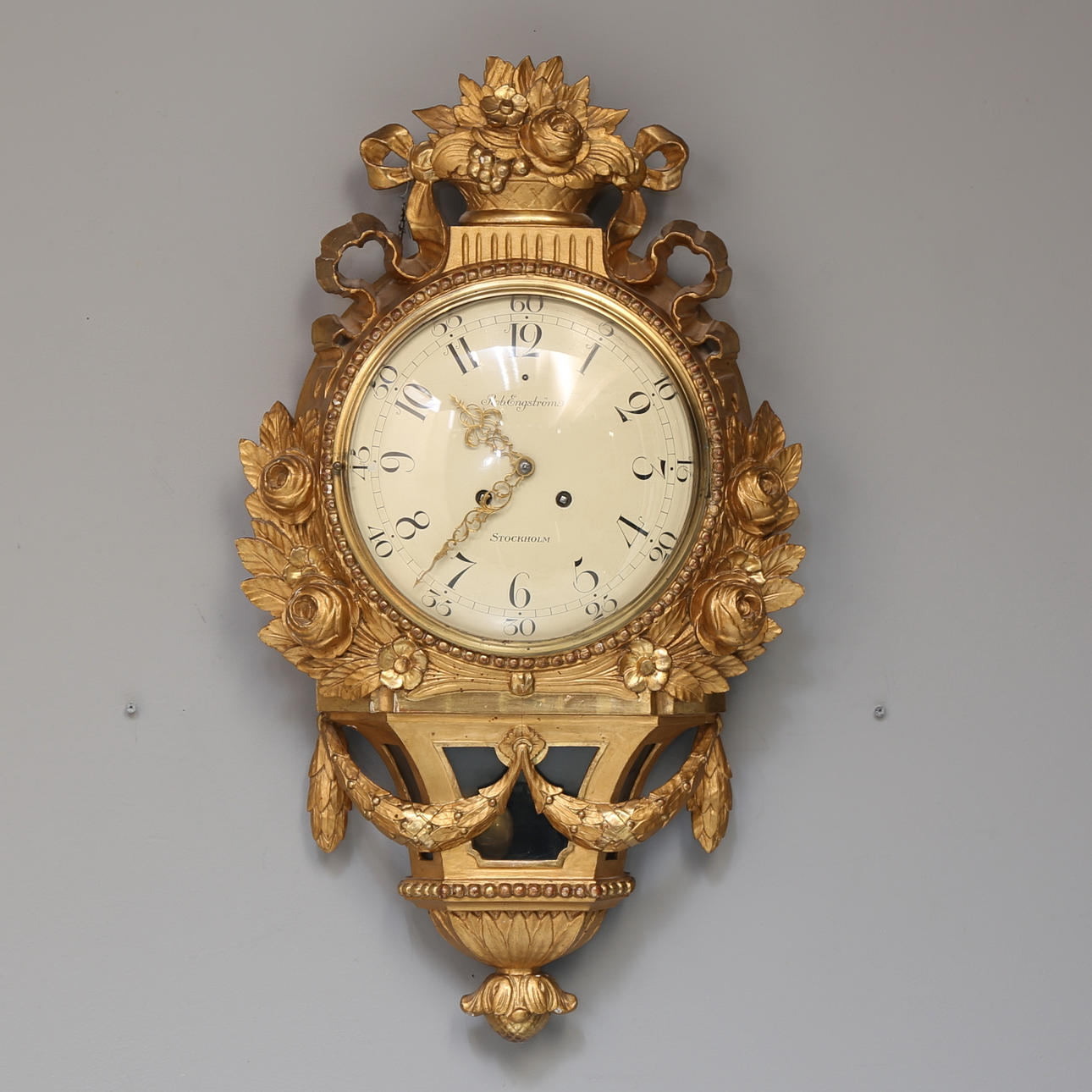 WALL PENDULUM, Lenzkirch, 1 million, marked AGUL F4. Clocks & Watches ...