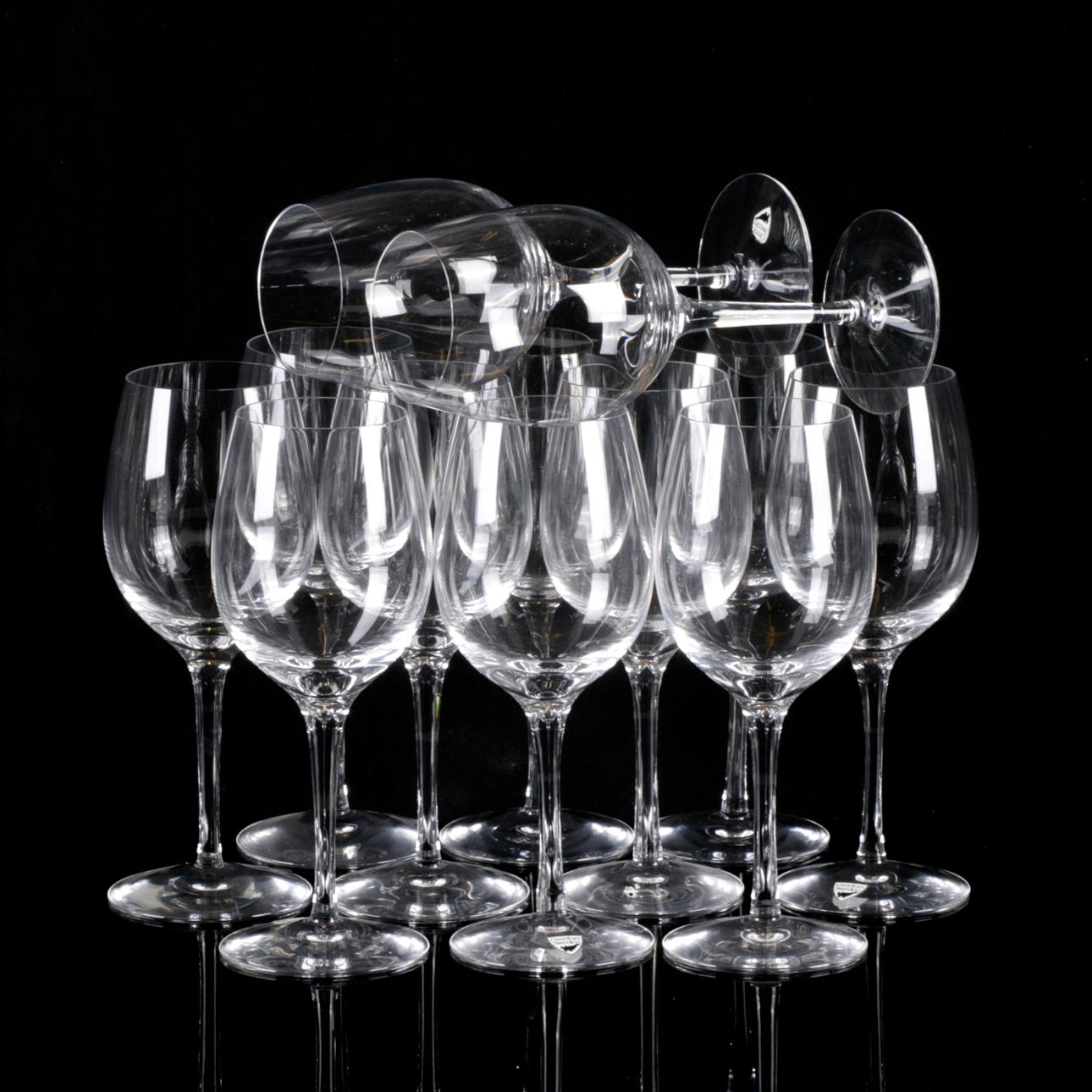 VINGLAS, 12 st. "Merlot", Orrefors.