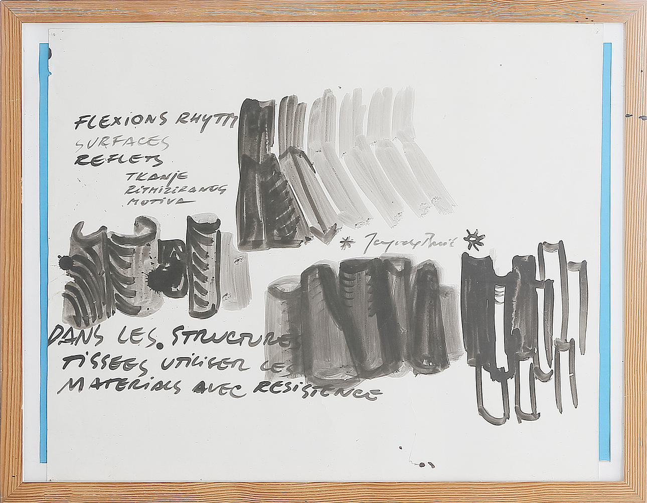 JAGODA BUIC. Akvarell, signerad.