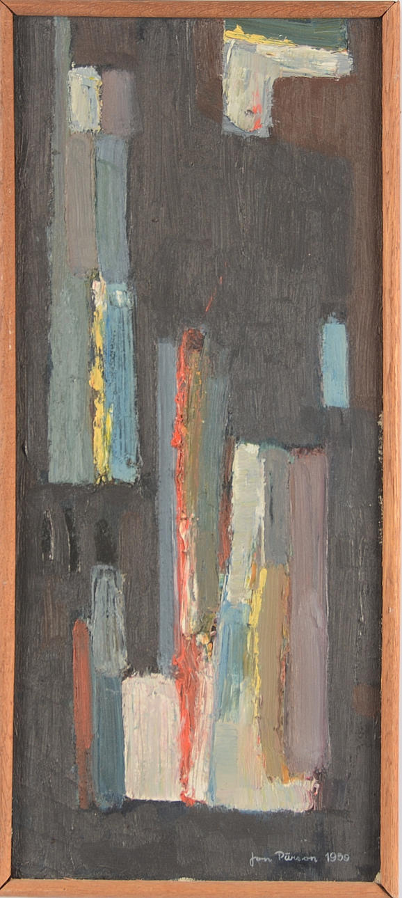 JON PÄRSON. Olja på duk.