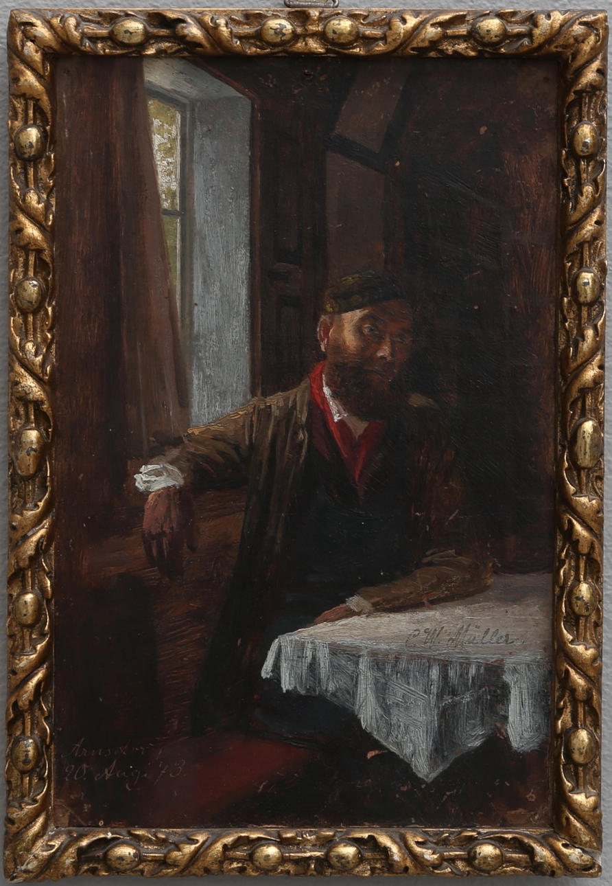 CARL WILHELM MÜLLER, Männerportrait.