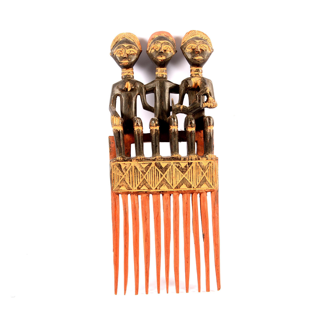 KAM, bemålat trä, Afrika, 1900-tal.