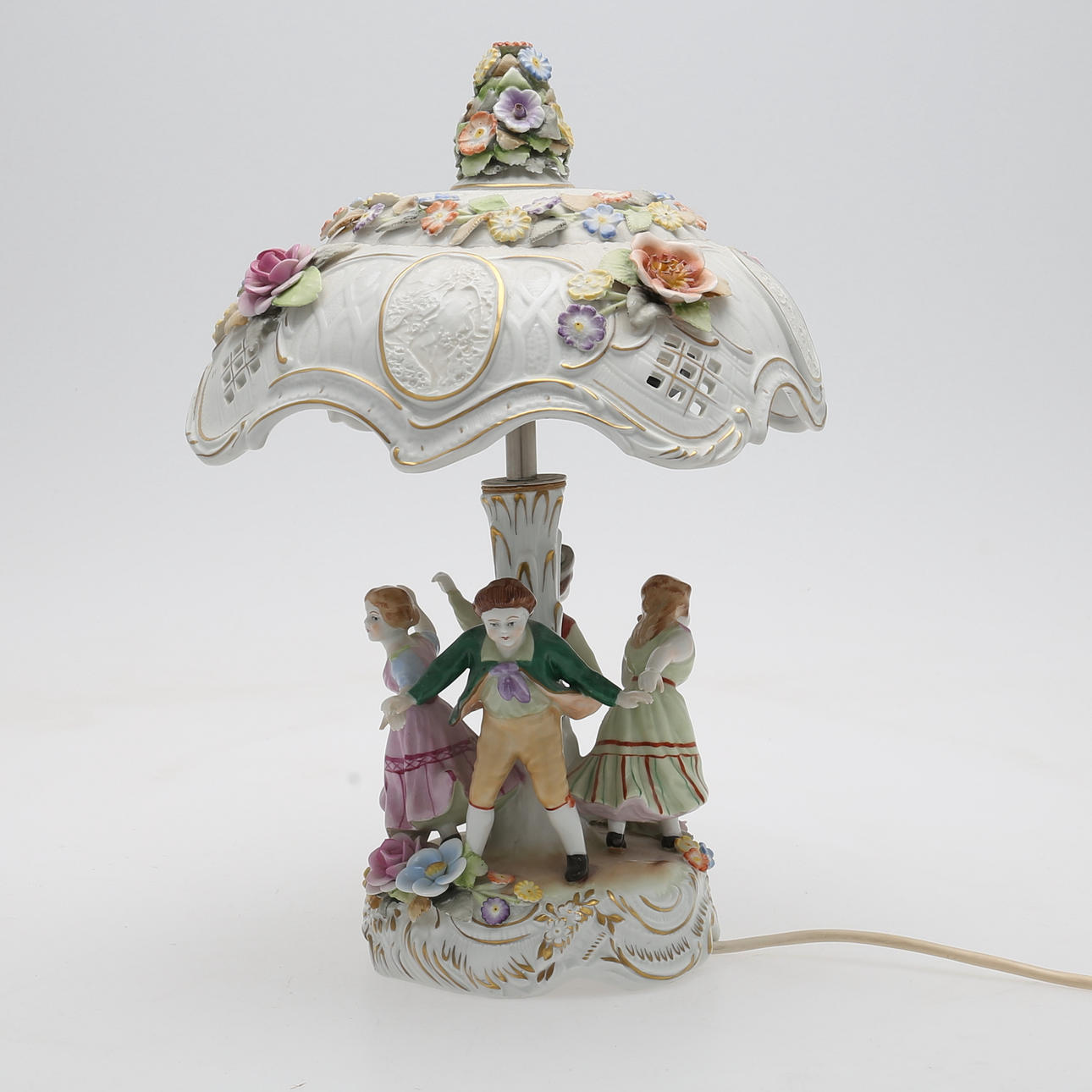 TISCHLAMPE, Porzellan, Dresden.