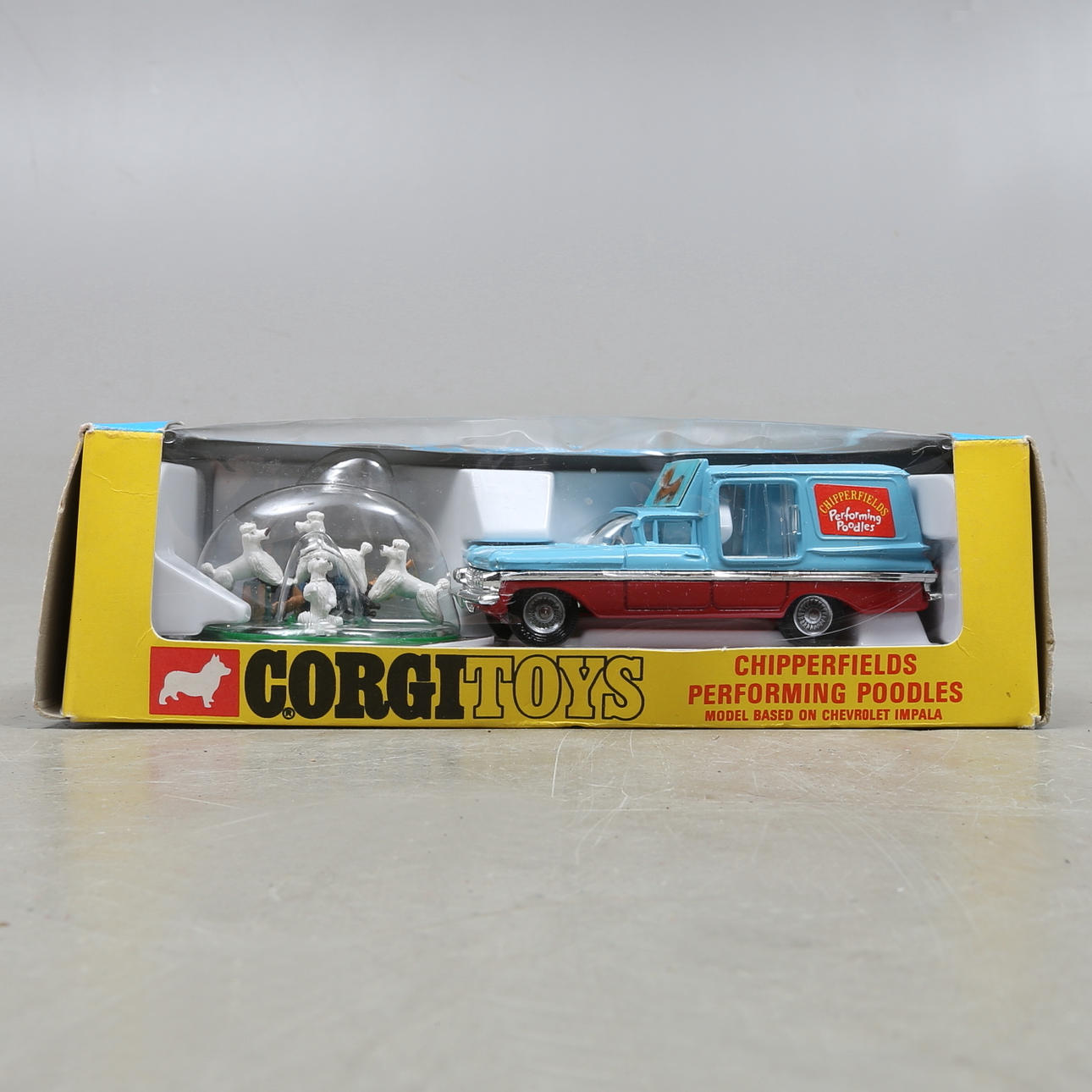 CORGI Chipperfield's performing poodles in original box.