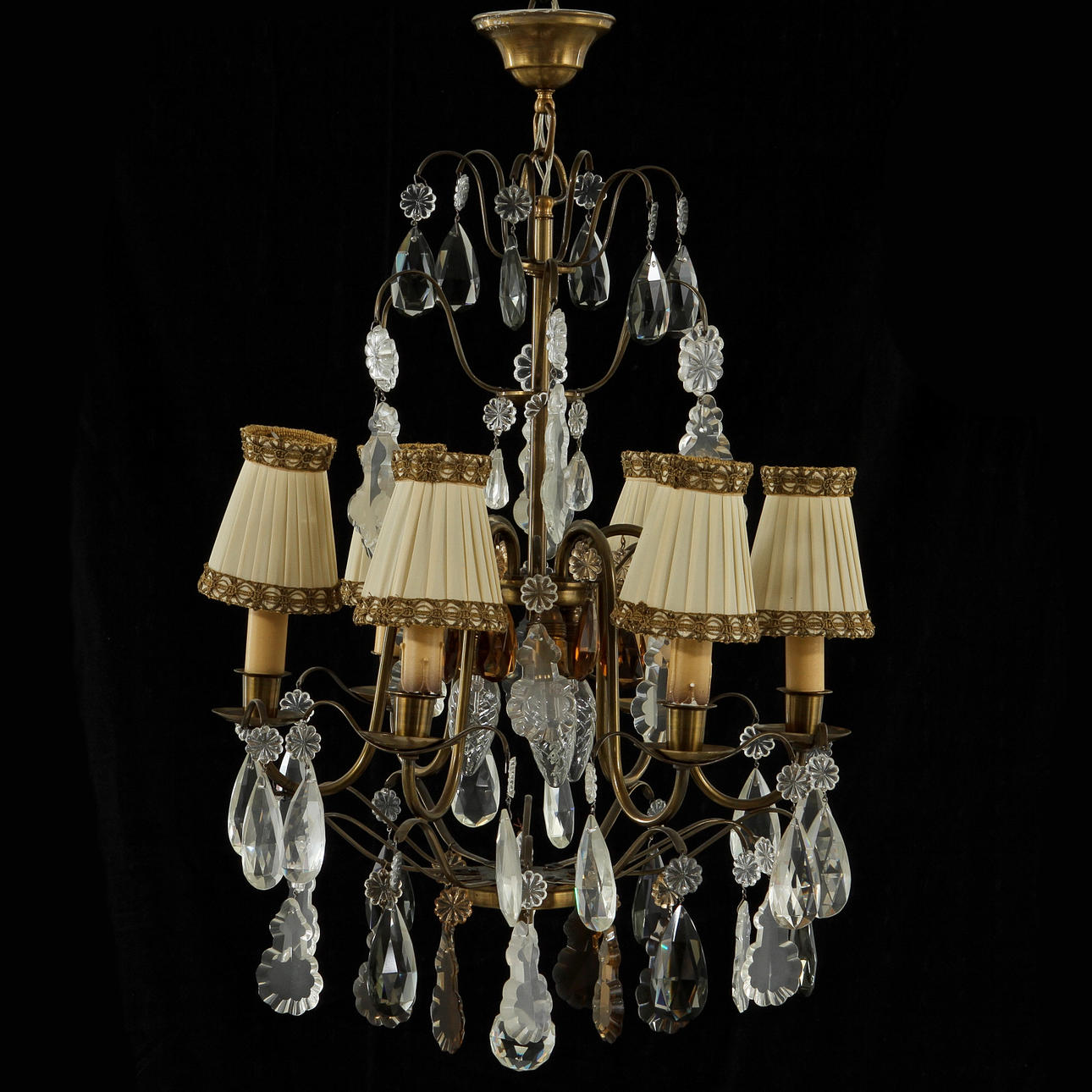 LJUSKRONA, 1900-tal, höjd 55 cm.