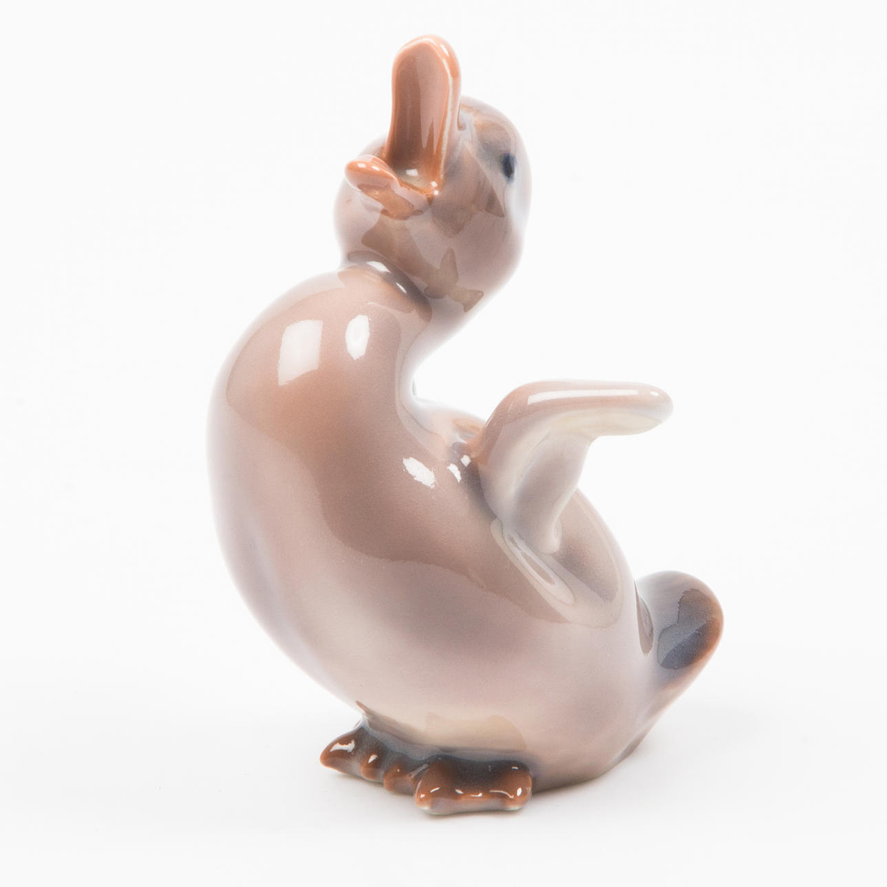 FIGURIN, anka, porslin, Dahl Jensen.