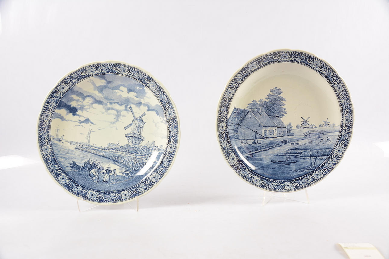 LAUTA, 2 kpl, posliini, Deft, Holland.