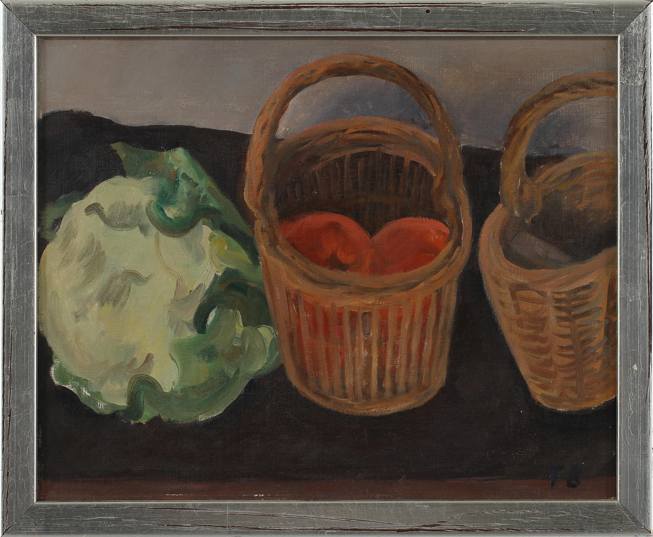 TOR BJURSTRÖM. Olja på duk. Signerad.