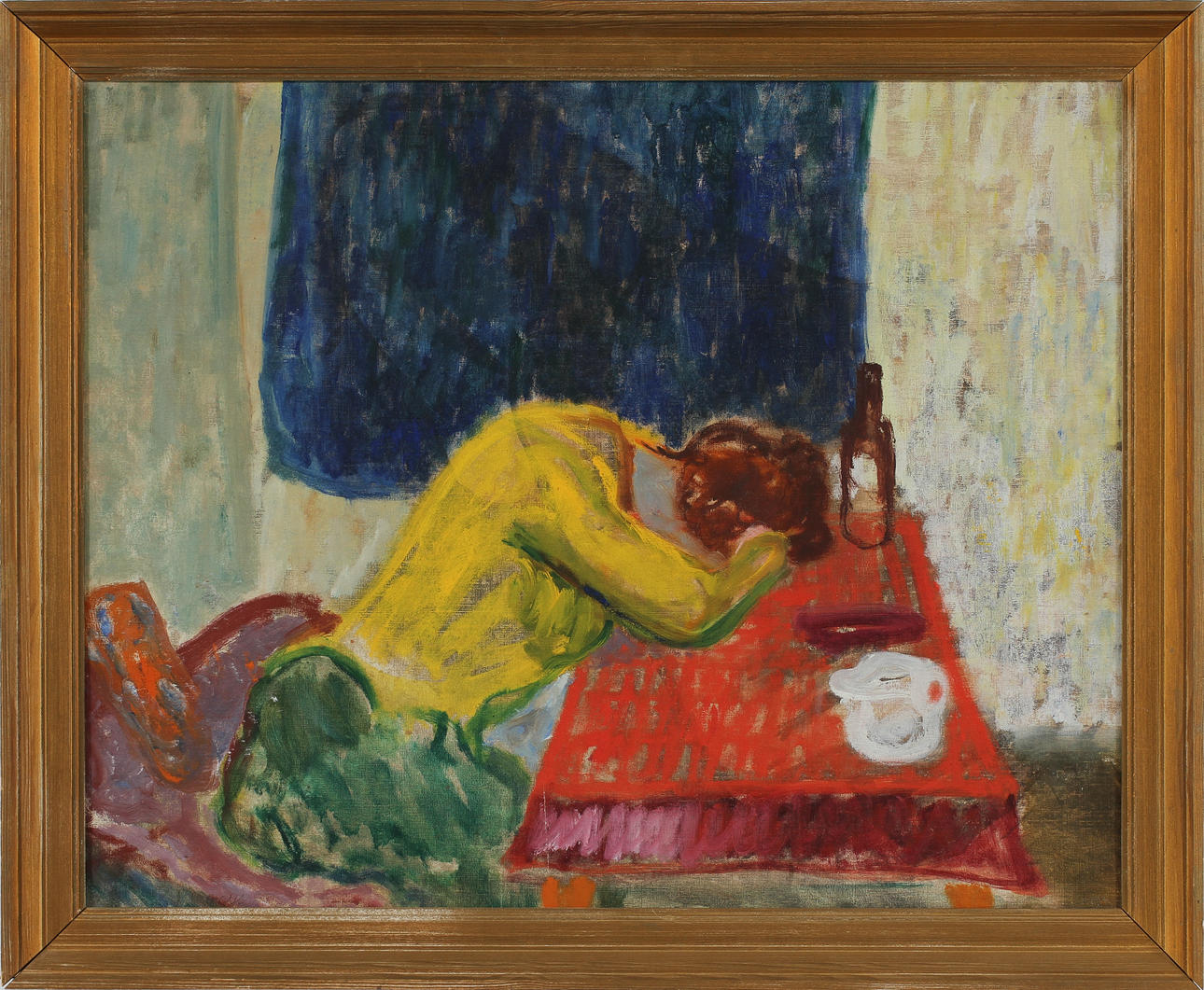 RAGNVALD MAGNUSSON. Olja på duk. Signerad.