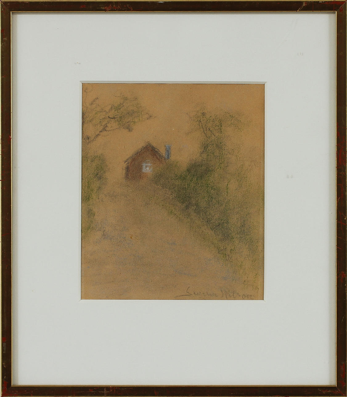 SEVERIN NILSON. Pasteller, 2 st, signerade.