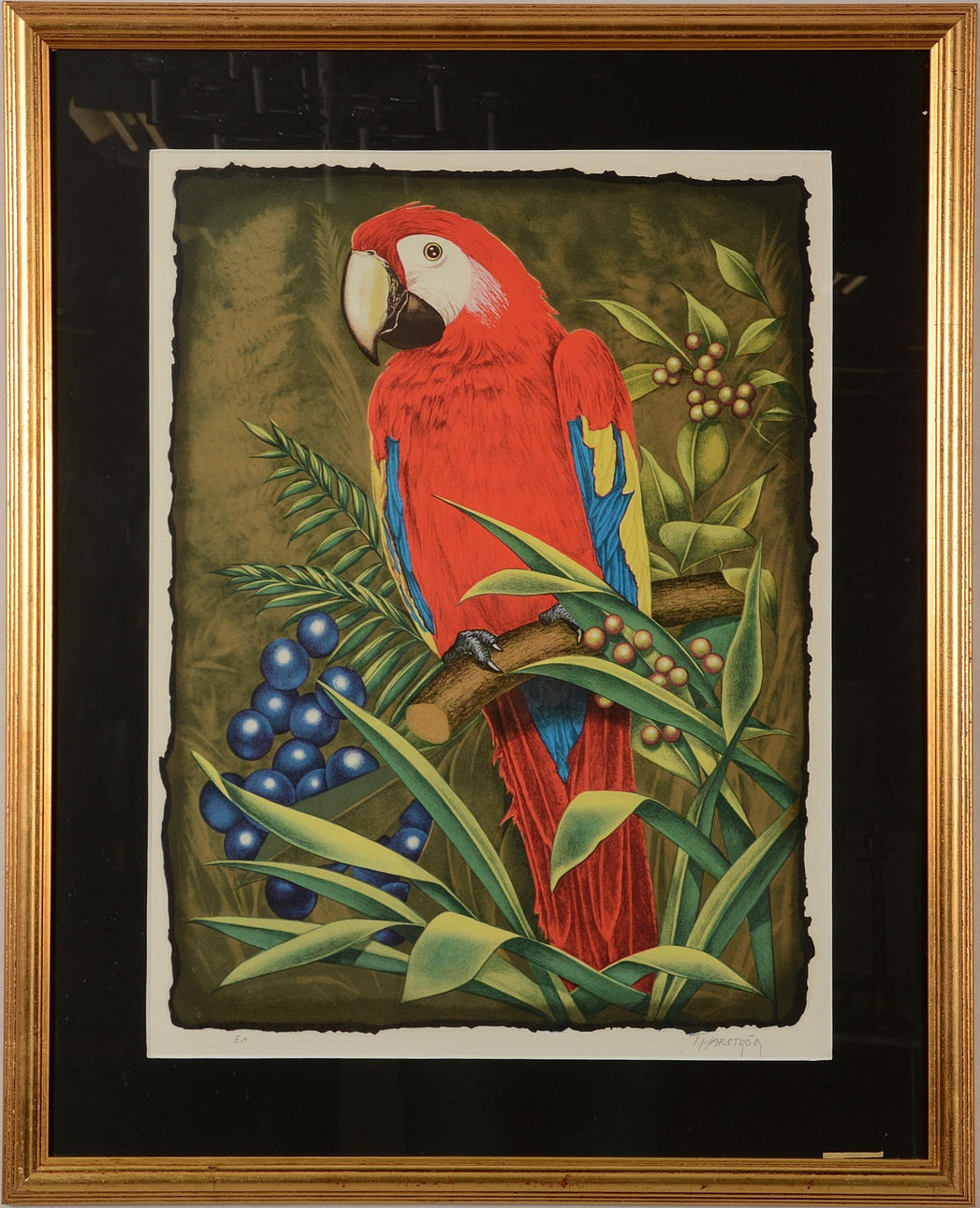 THOMAS HAFSTRÖM. Color lithograph.