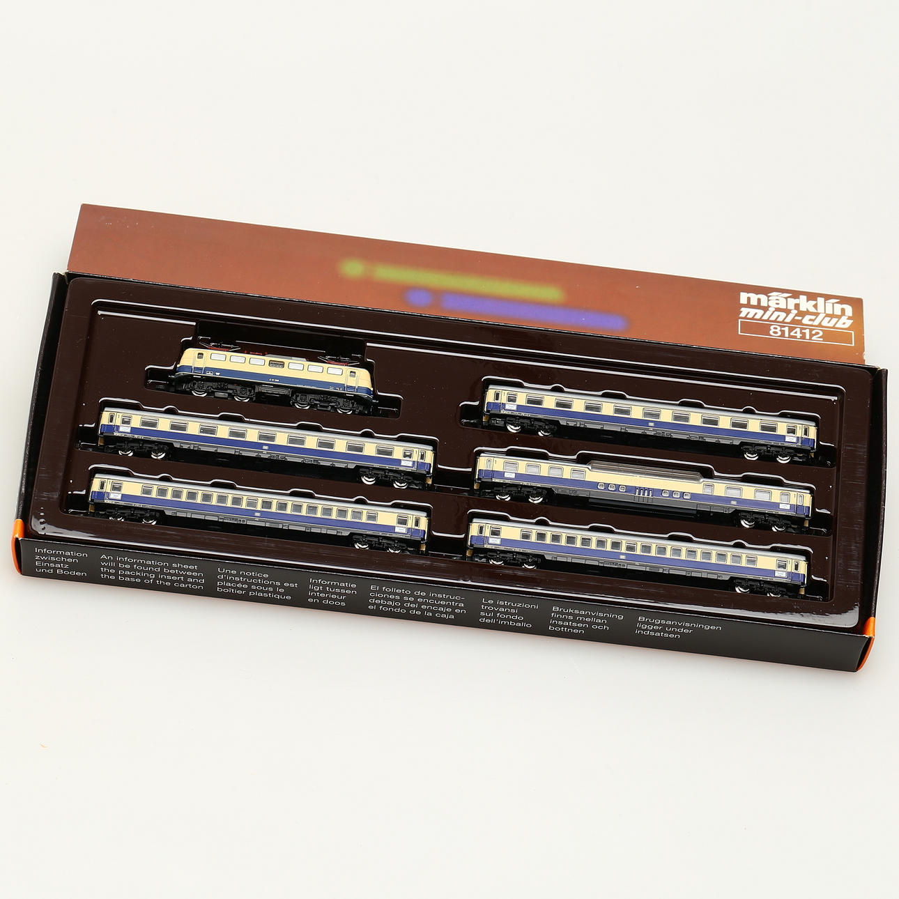 MÄRKLIN Z-Zug-Set 81412 in Originalverpackung.