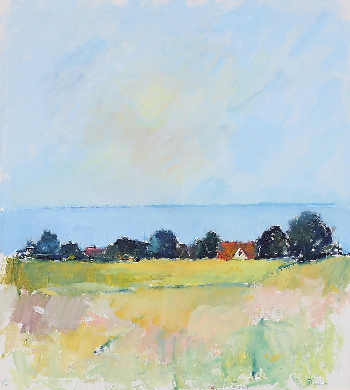 GÖRAN HANSSON. Oil on canvas, signed.