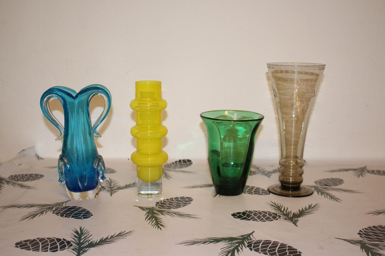 VASER, glas, 4 delar.