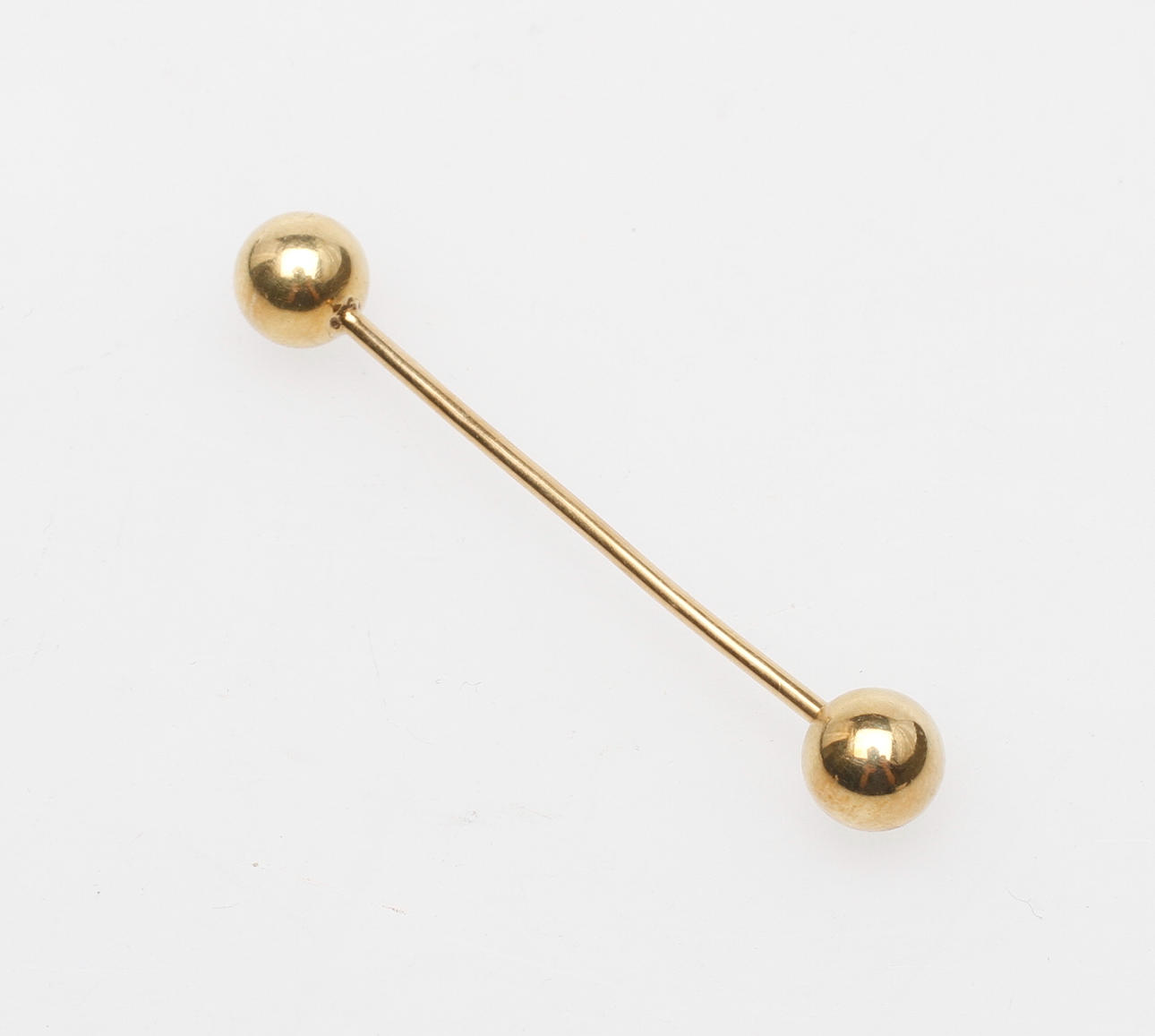 NÅL, 18k guld, vikt ca 1,8 gram.