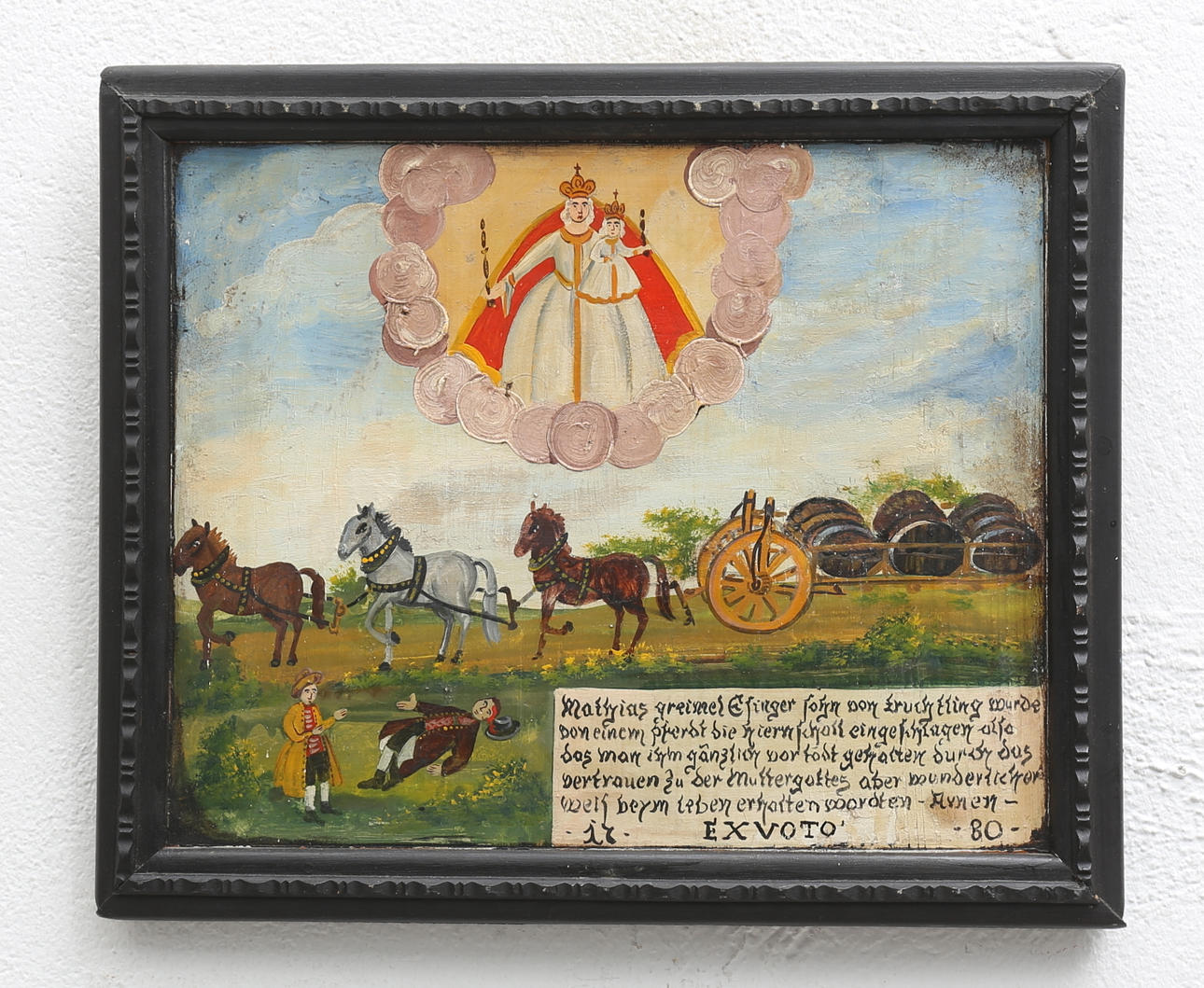 MAALAUS, öljymaalaus, 1800-luku.