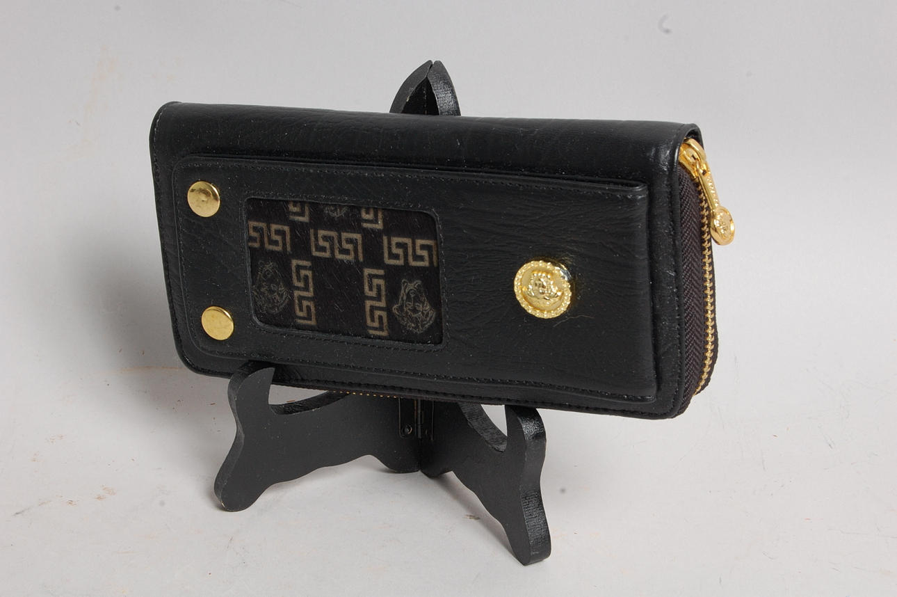 WALLET, leather, marked Vesace.