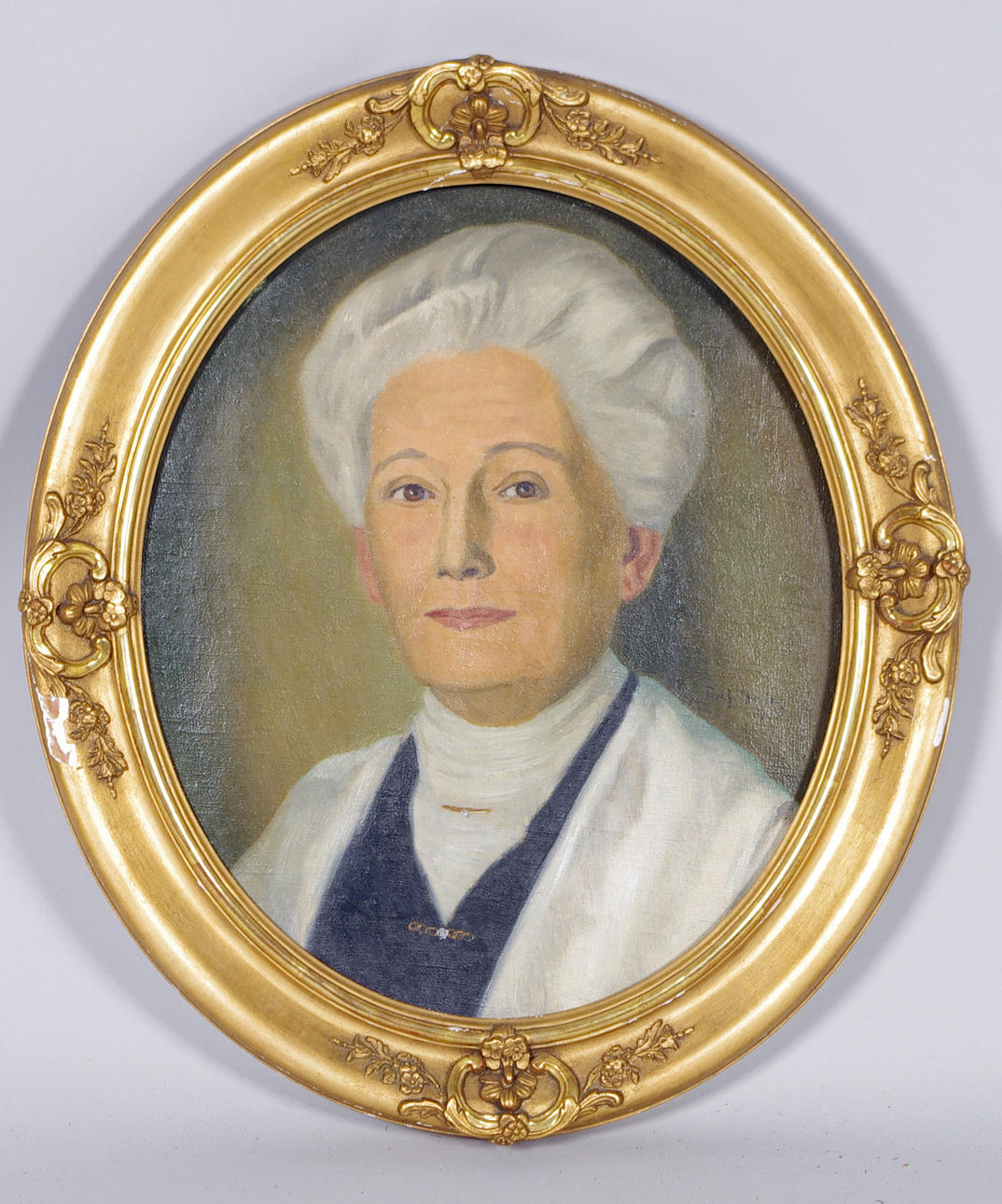 ROLF TROLLE. Kvinnoporträtt, olja på duk.