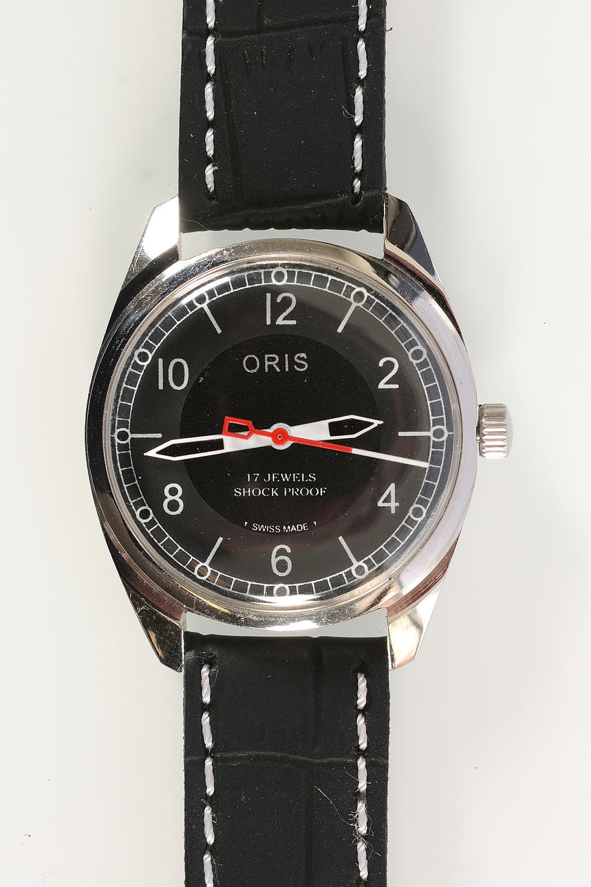HERRARMBANDSUR, Oris, stål, 1970-tal.