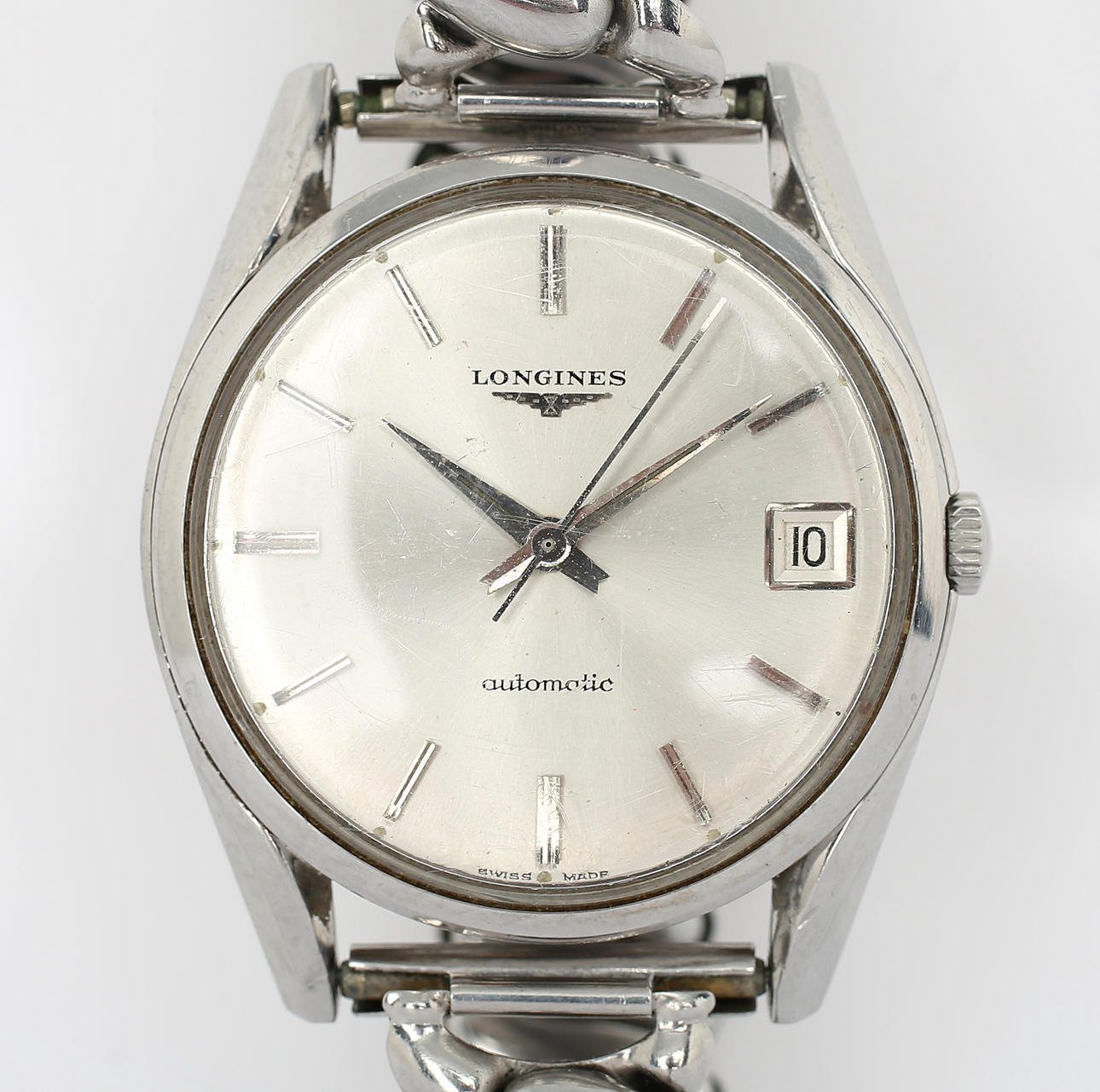 ARMBANDSUR, stål, Longines, 1900-talets andra hälft.