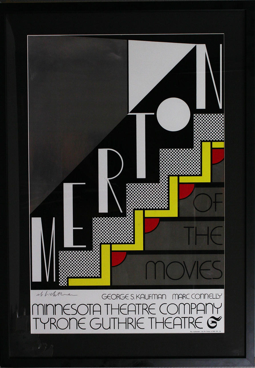 ROY LICHTENSTEIN. "Merton of the movies". Serigrafi. Signerad.