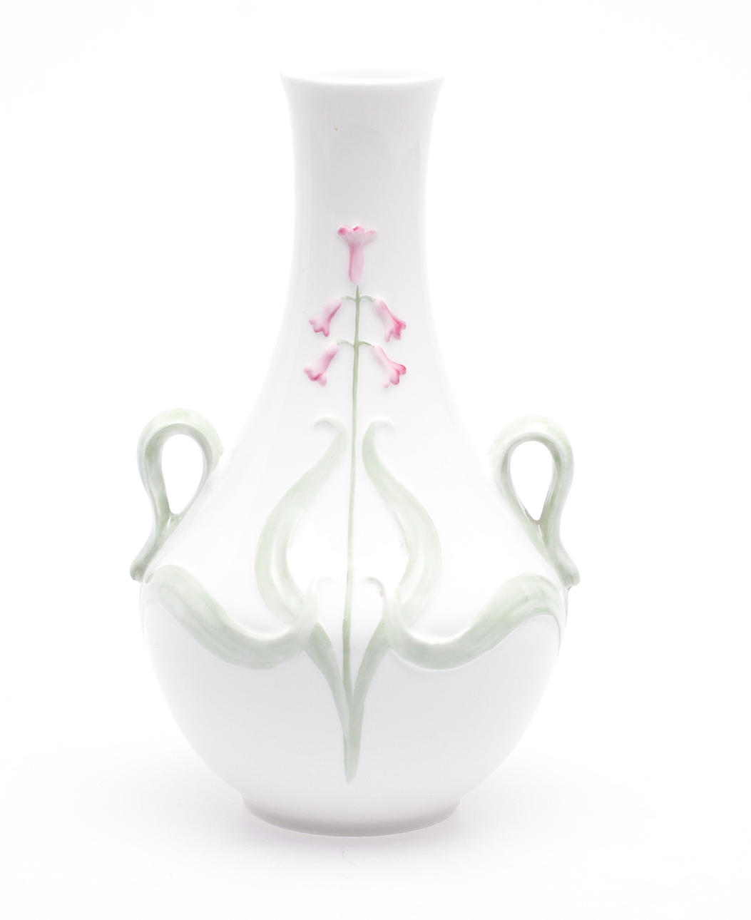 HÄNKELVAS, flintgods, jugend, Rörstrand, tidigt 1900.