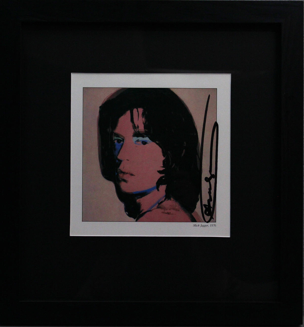 ANDY WARHOL. Mick Jagger 1976. Serigrafi. Signerad.