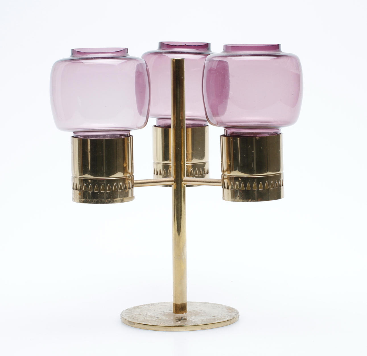 KANDELABER, mässing, Hans-Agne Jakobsson, Markaryd.