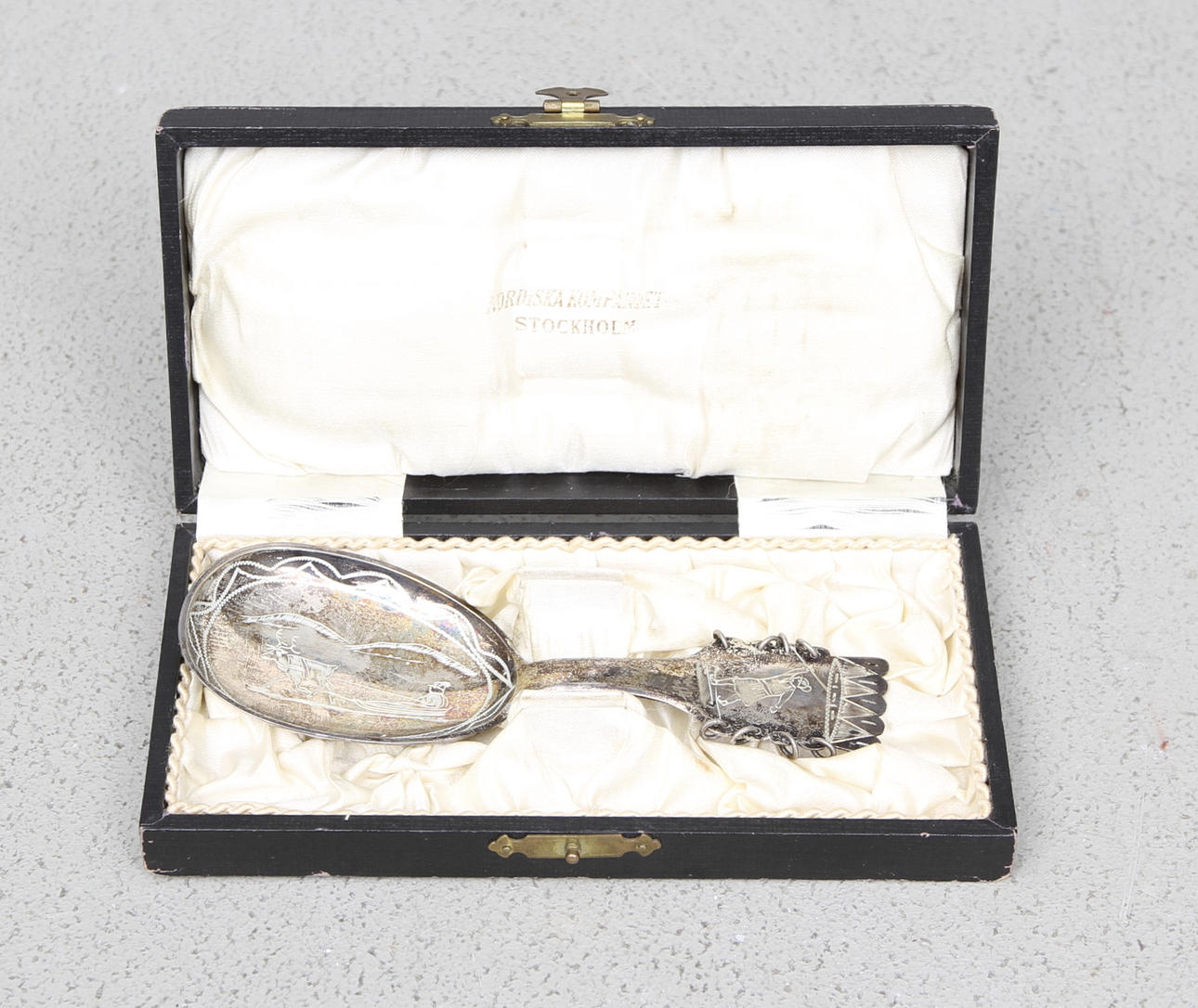 SUPSKED, silver, Karl Stenudd, 1937, ca 46 gram.