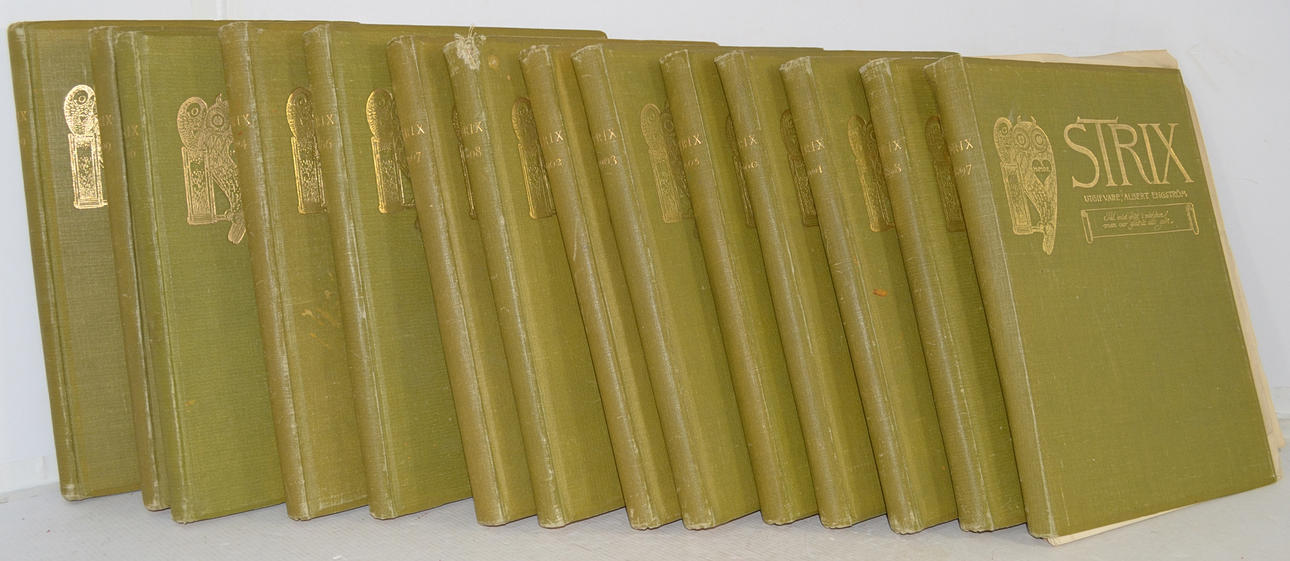 ALBERT ENGSTRÖM. Strix årgang 1897 - 1910.