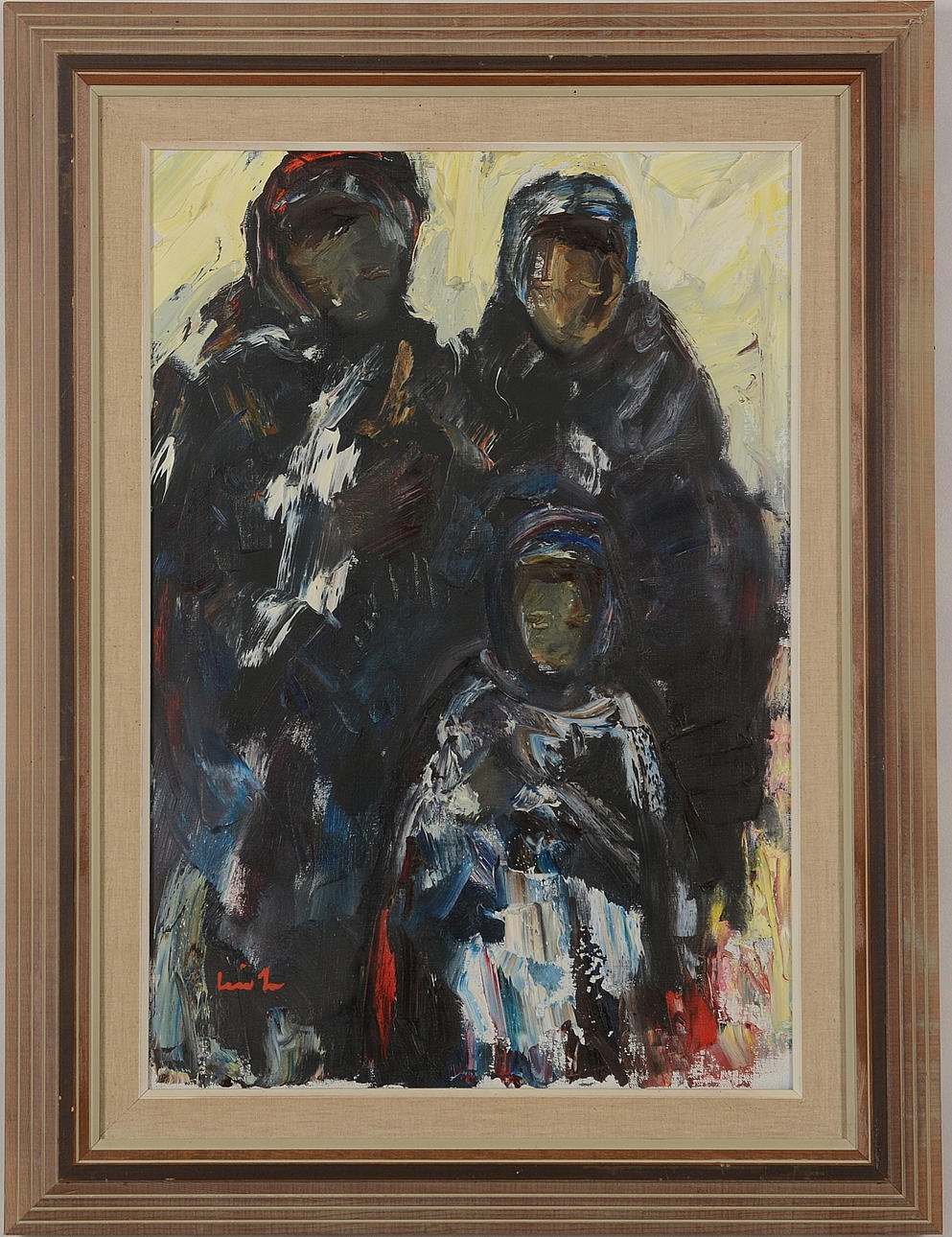 ERIK LOO. Olja på duk.