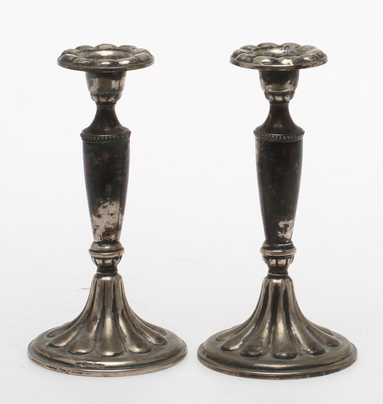 LJUSSTAKAR 1 par, silver, Finland.